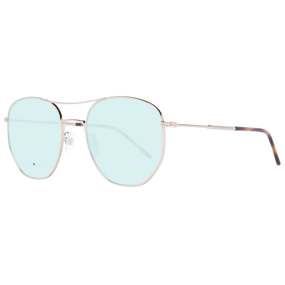 Lunettes Tommy Hilfiger aviatrices rose gold