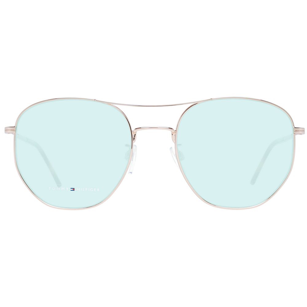 Lunettes Tommy Hilfiger aviatrices rose gold