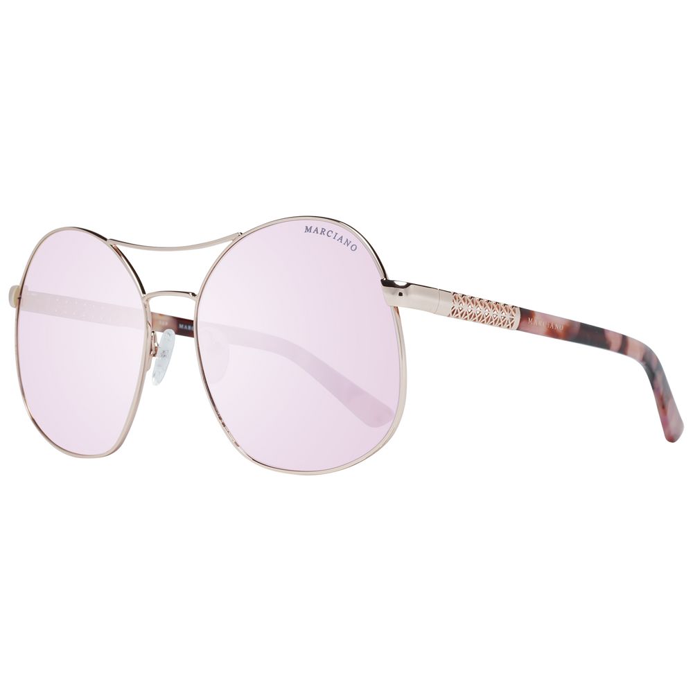 Lunettes de soleil Rose Gold ovales rose gold