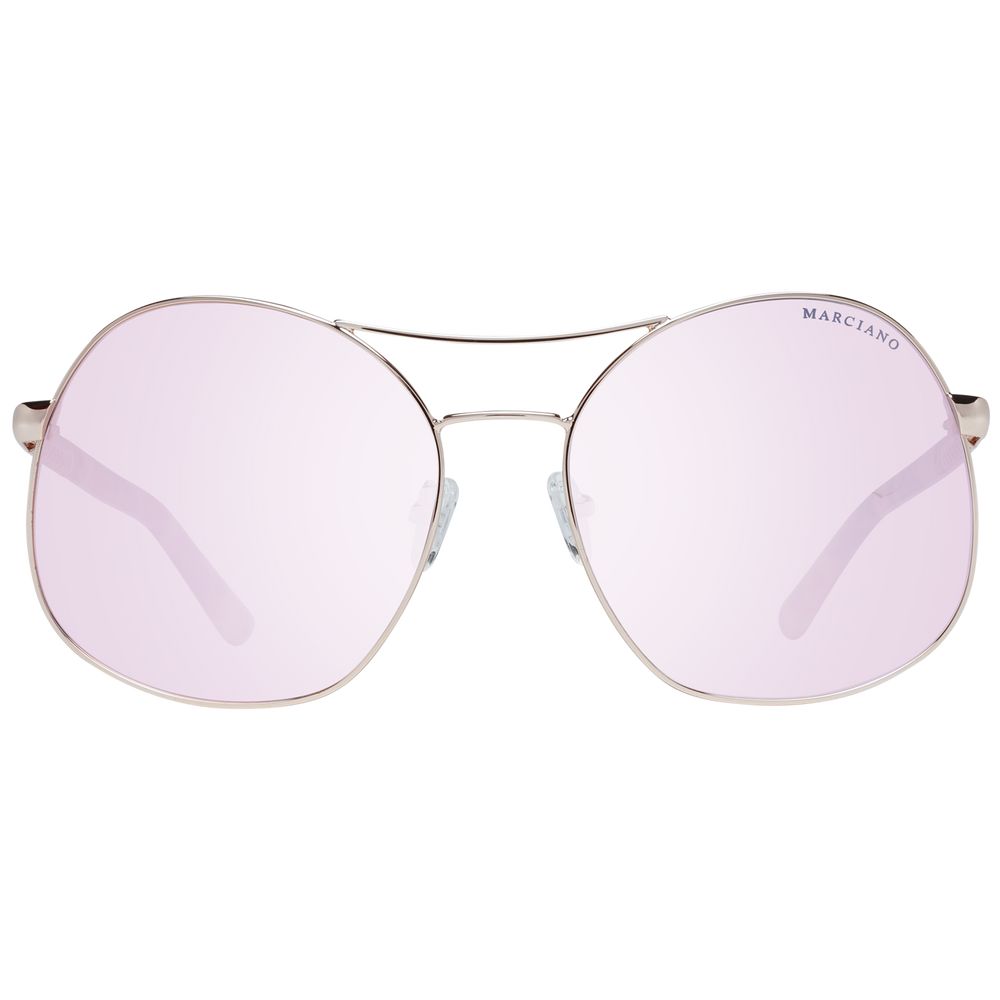 Lunettes de soleil Rose Gold ovales rose gold