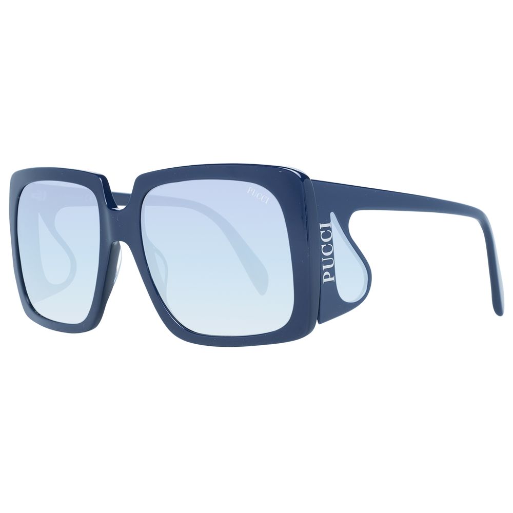 Lunettes de soleil bleues