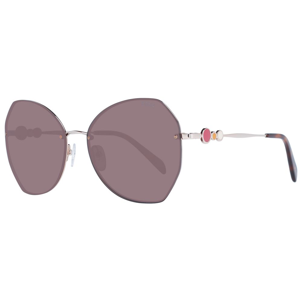 Lunettes de soleil Rose Gold femmes dorées