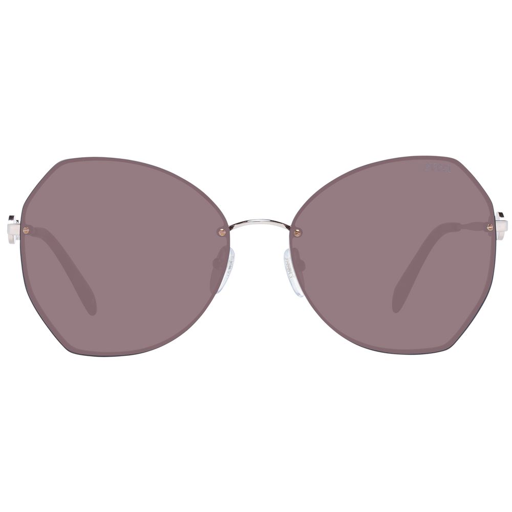 Lunettes de soleil Rose Gold femmes dorées