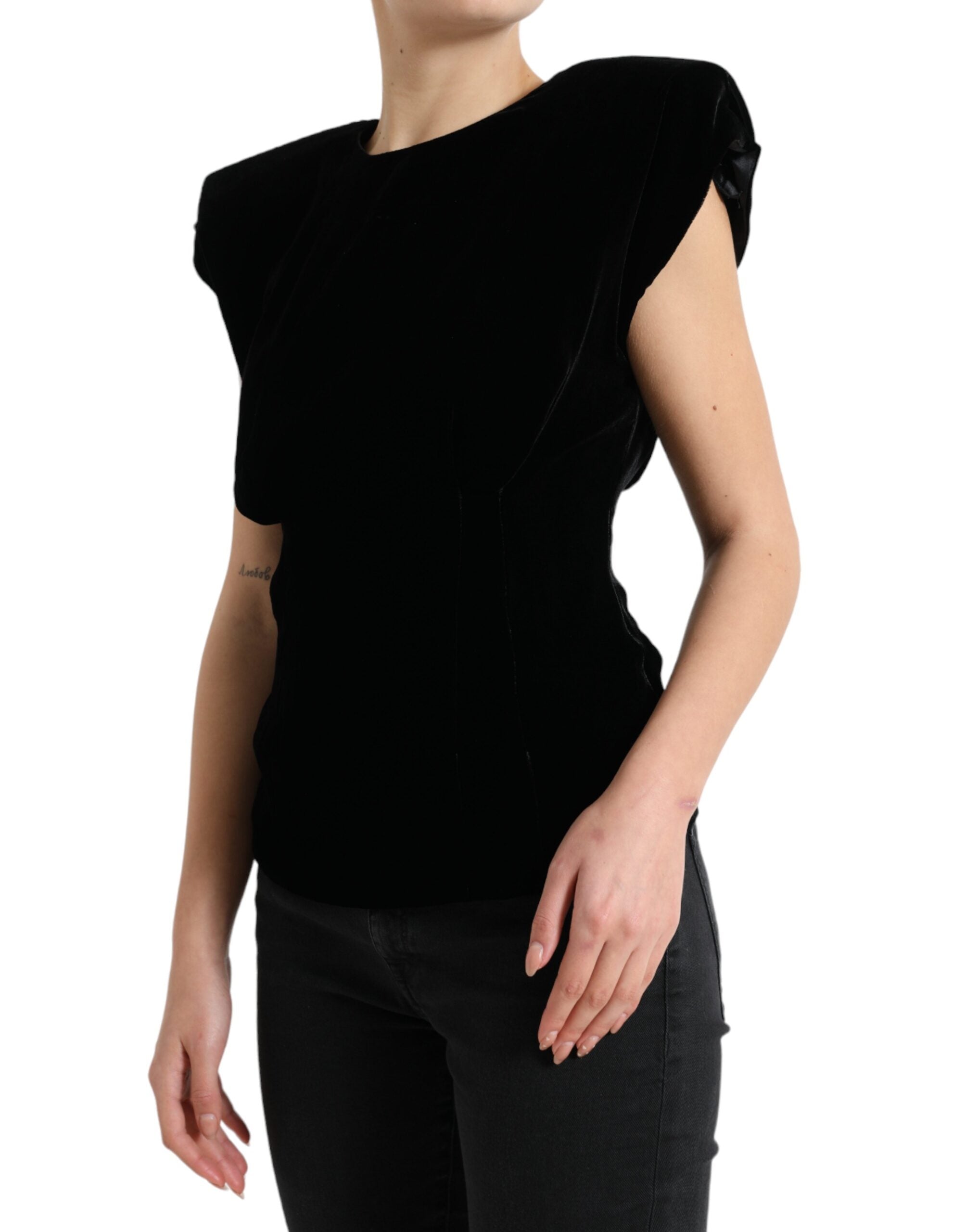 Top Dolce & Gabbana ajusté noir