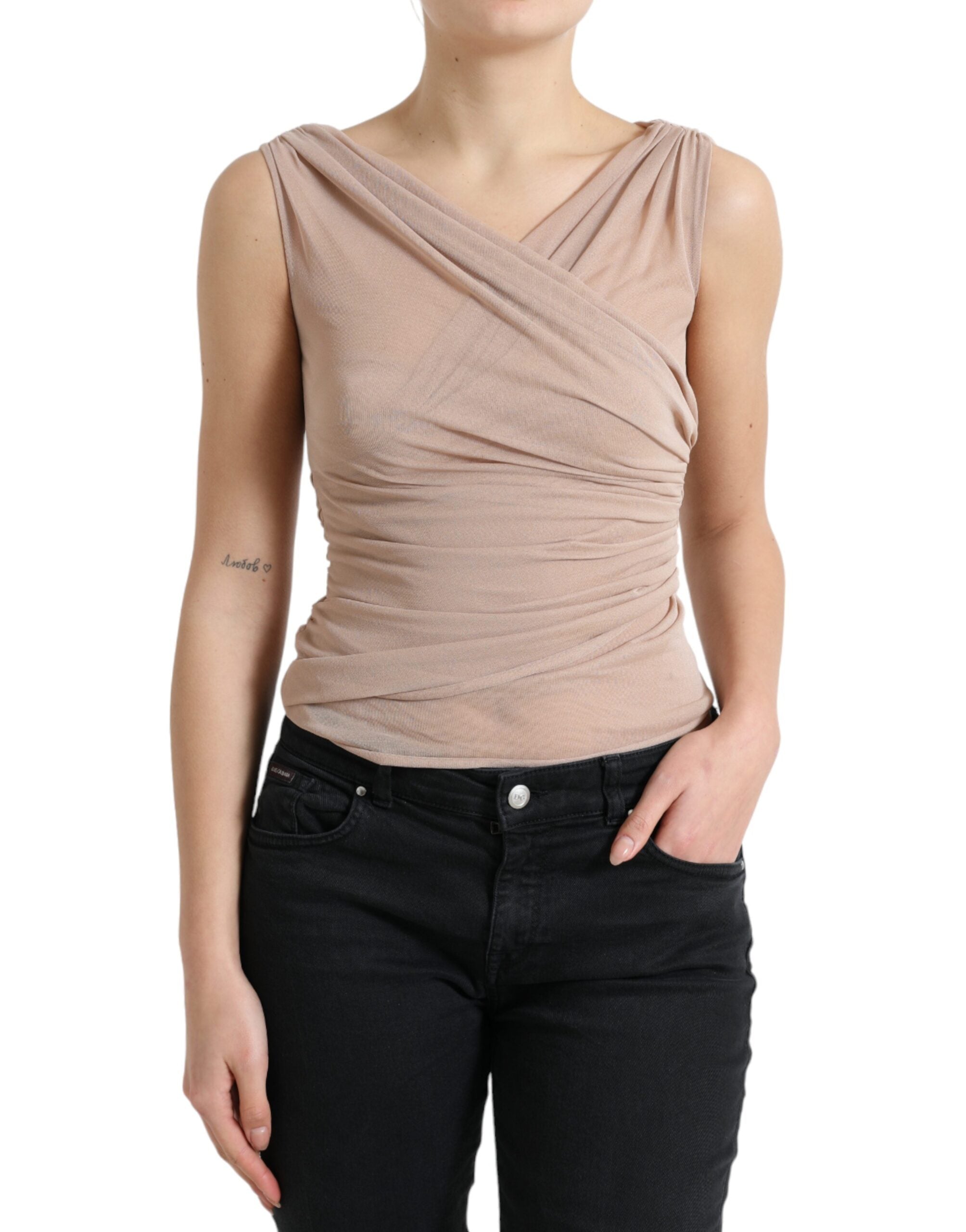 Débardeur Dolce & Gabbana beige