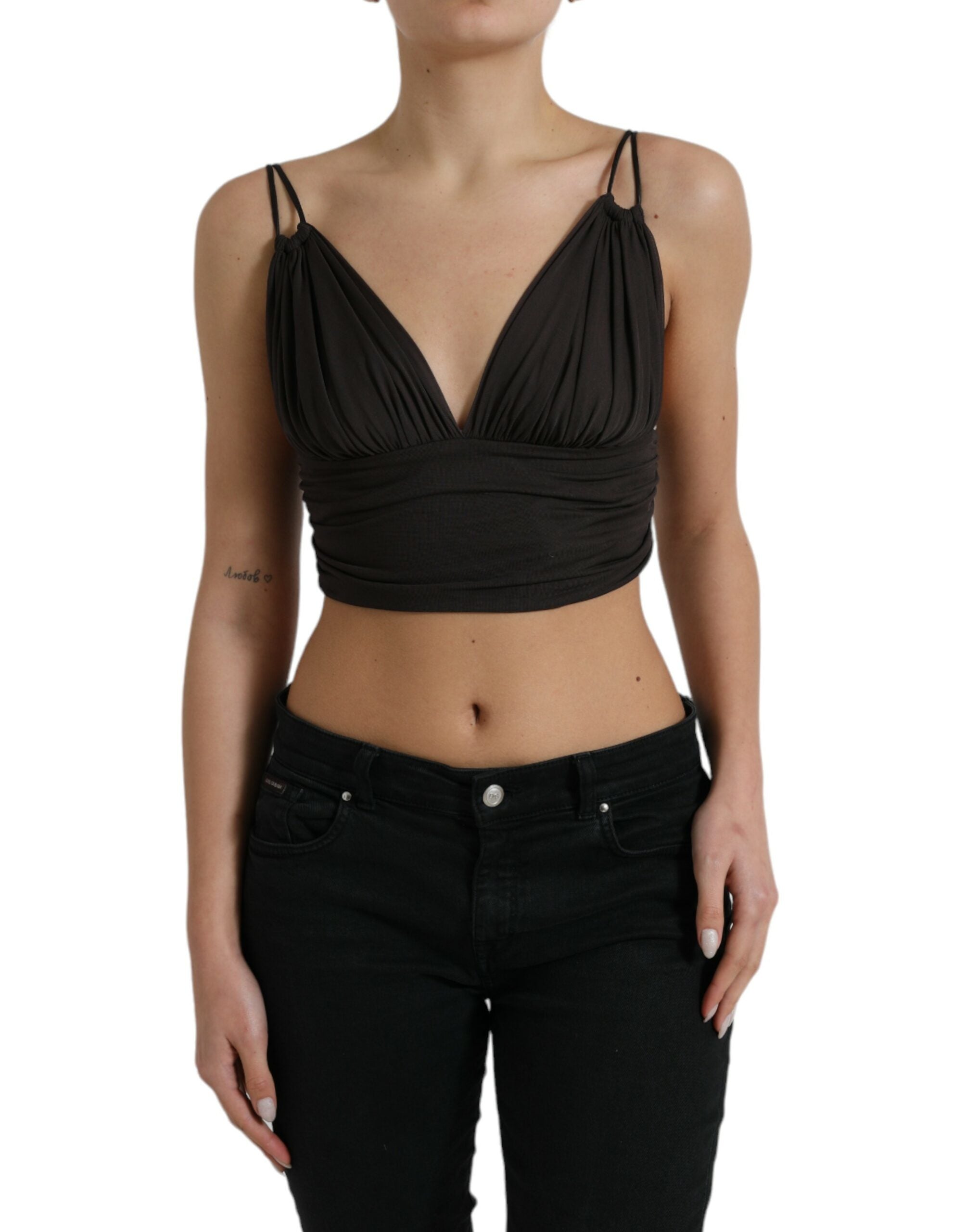Top Dolce & Gabbana marron