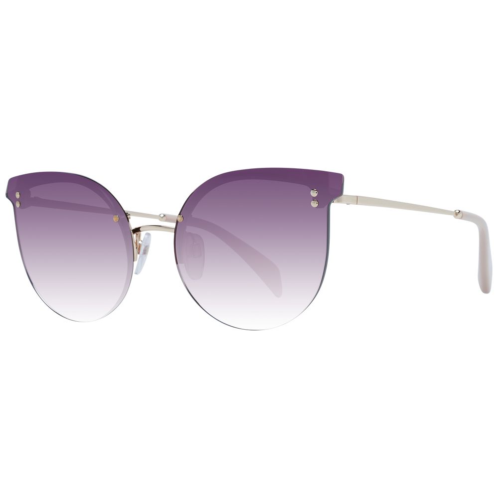 Lunettes de soleil Gold Cat Eye dorées
