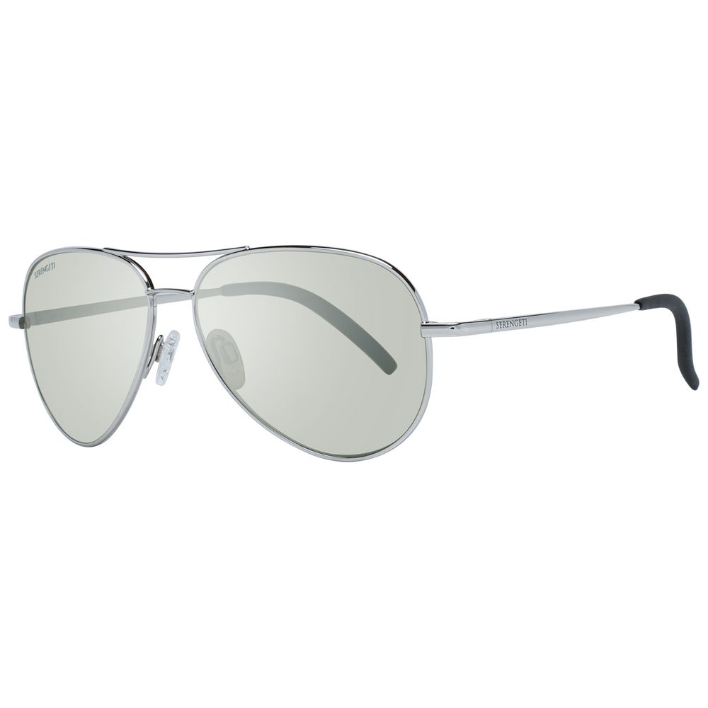 Lunettes Serengeti Silver pilotes argentées