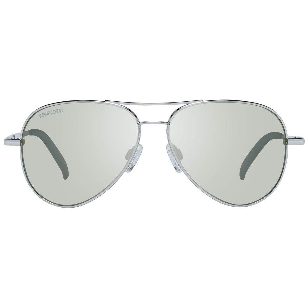 Lunettes Serengeti Silver pilotes argentées