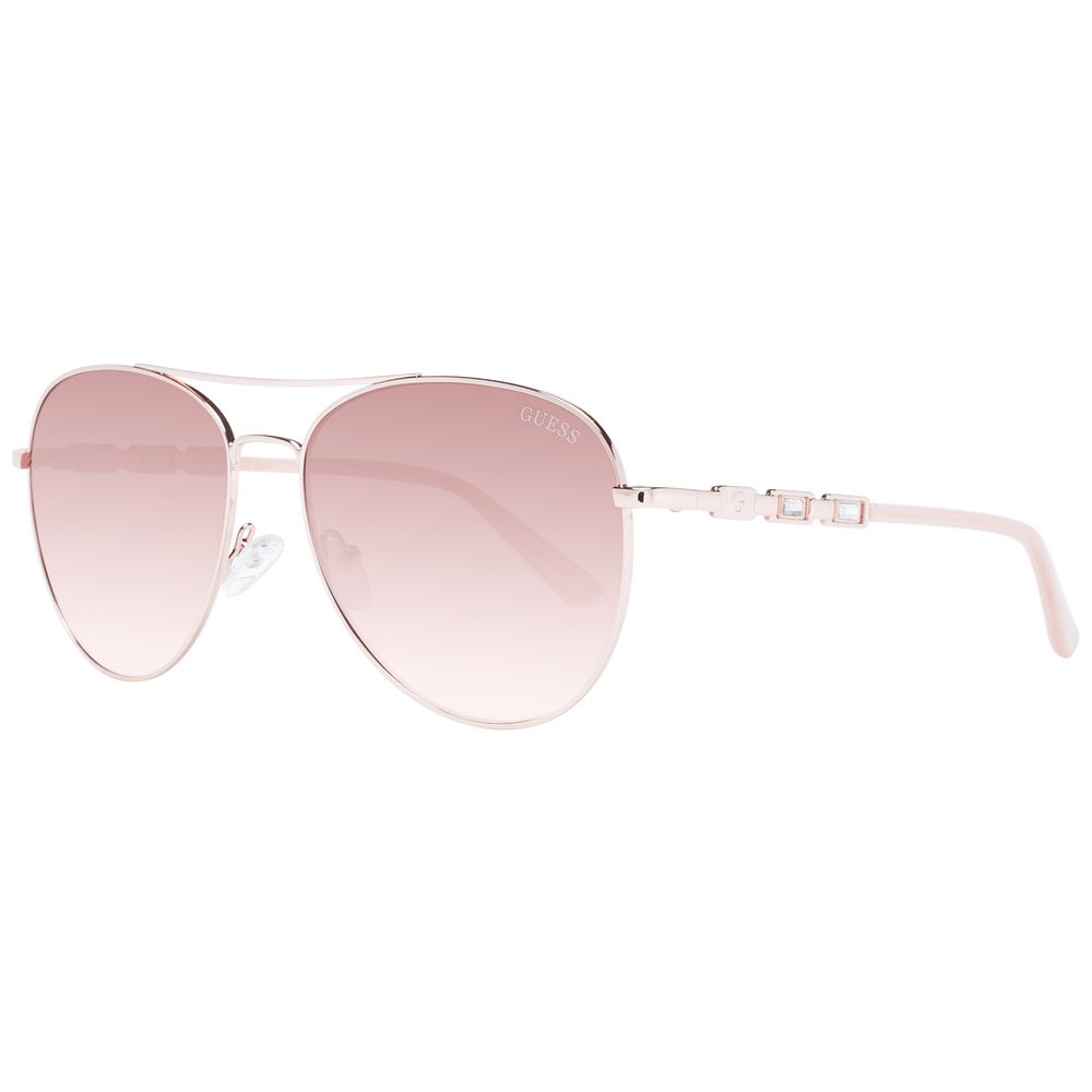 Lunettes de soleil Rose Gold Aviator dorées
