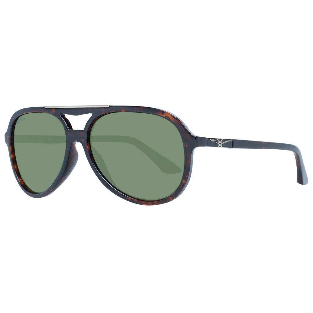 Lunettes de soleil Brown vertes