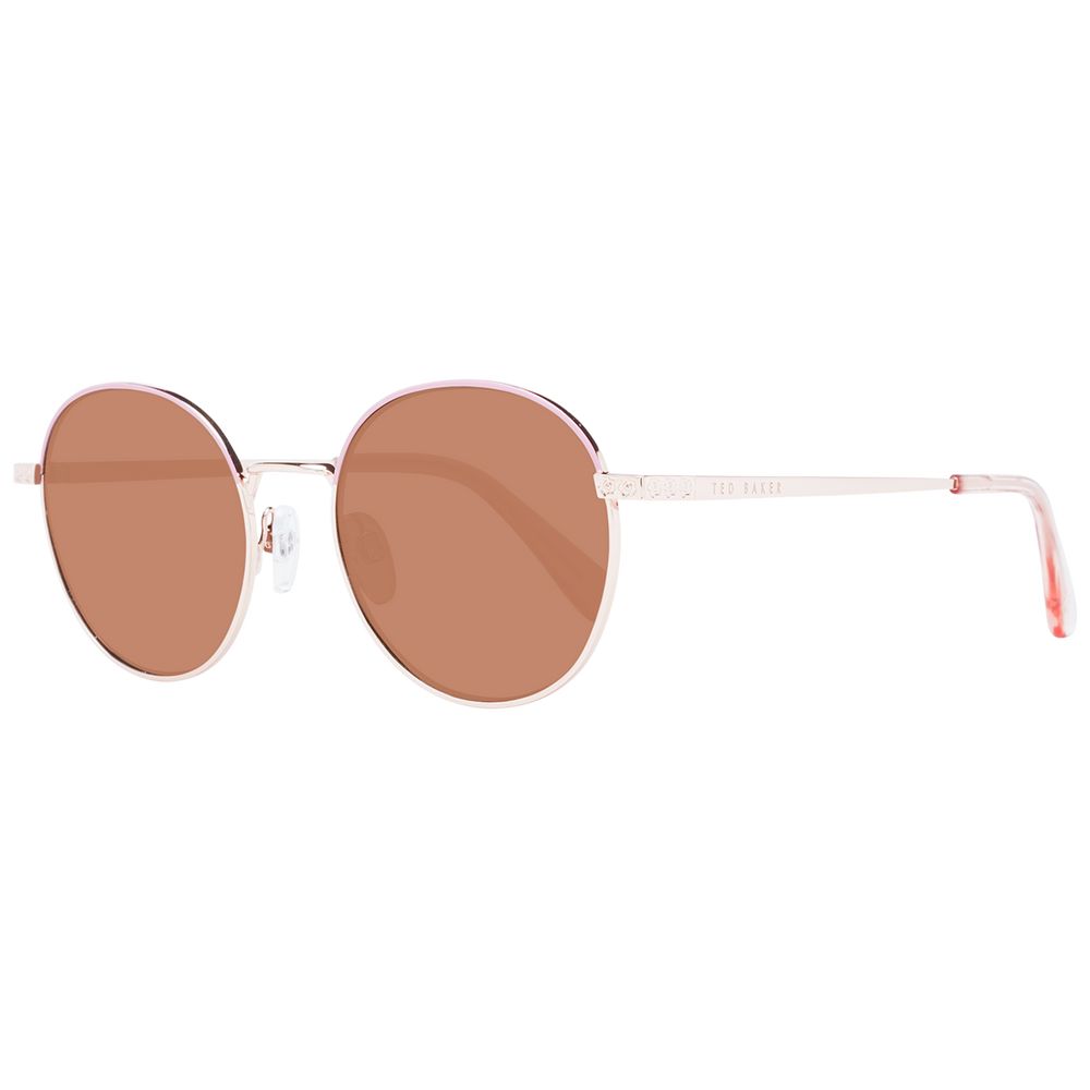Lunettes de soleil multicolores rose doré