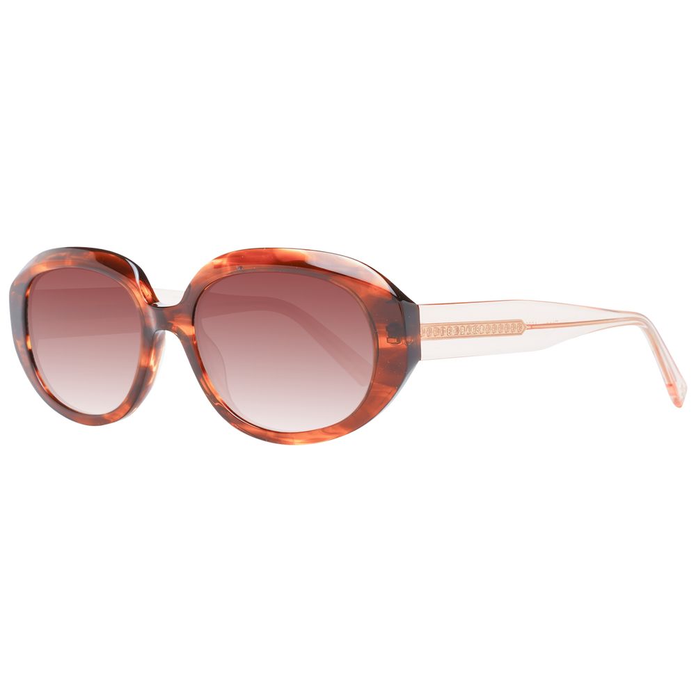 Lunettes de soleil multicolores brunes