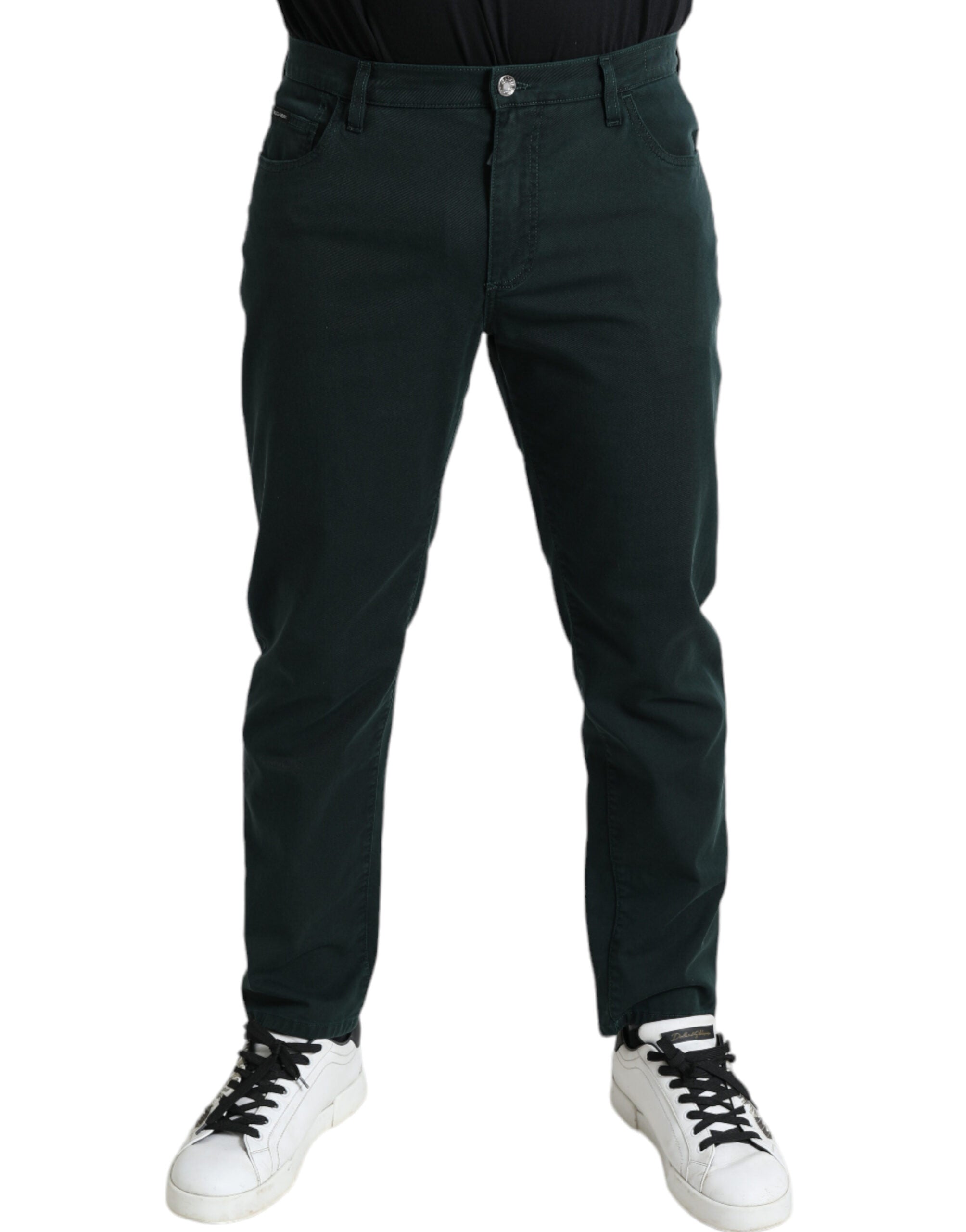 Jean Dolce & Gabbana skinny vert