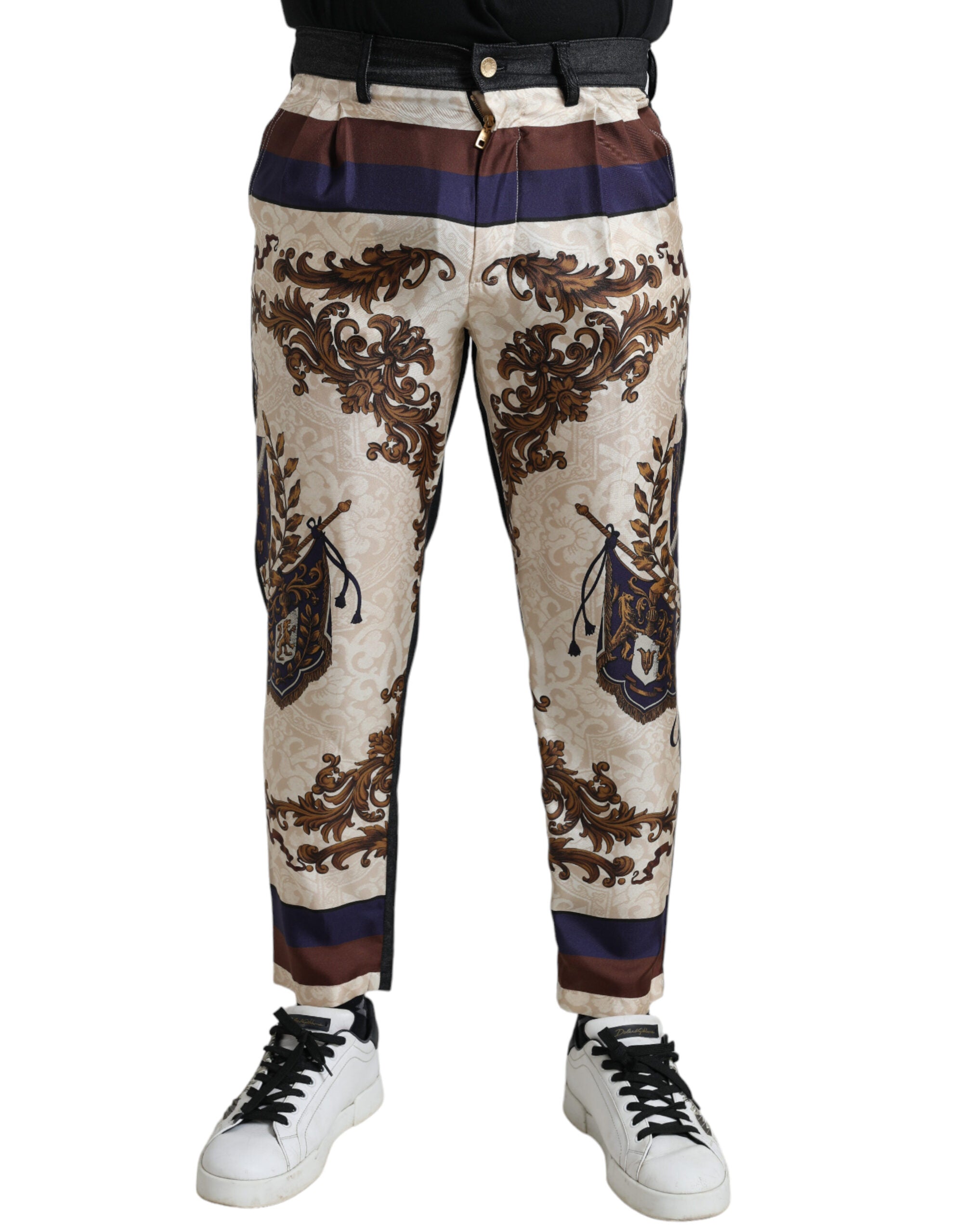 Pantalon Dolce & Gabbana heraldique multicolore