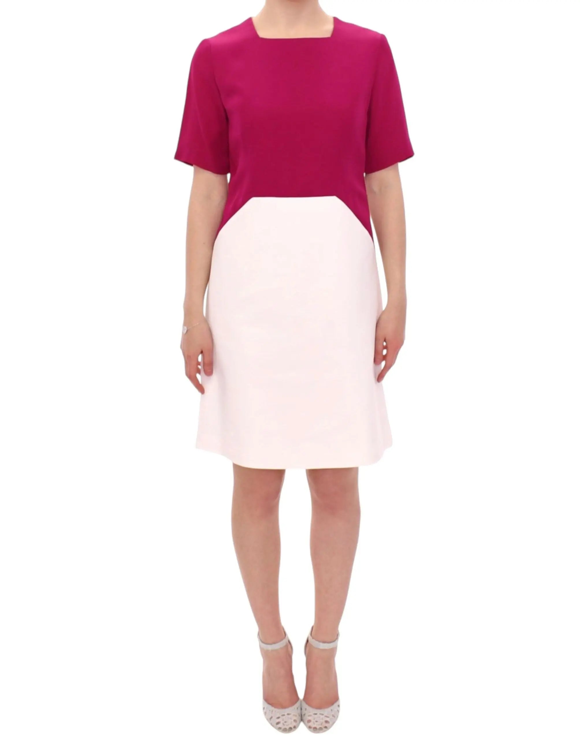 Robe CO|TE Robot blanche et rose CO|TE