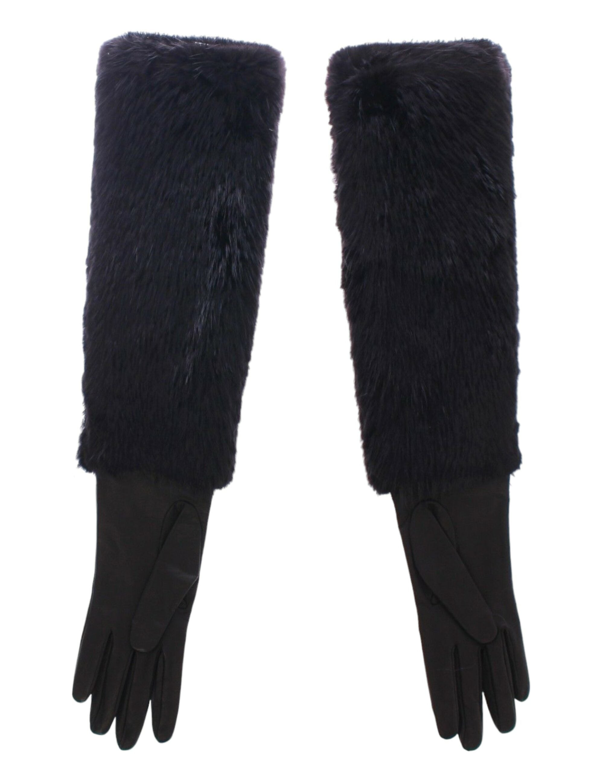 Gants Dolce & Gabbana Elbow noirs