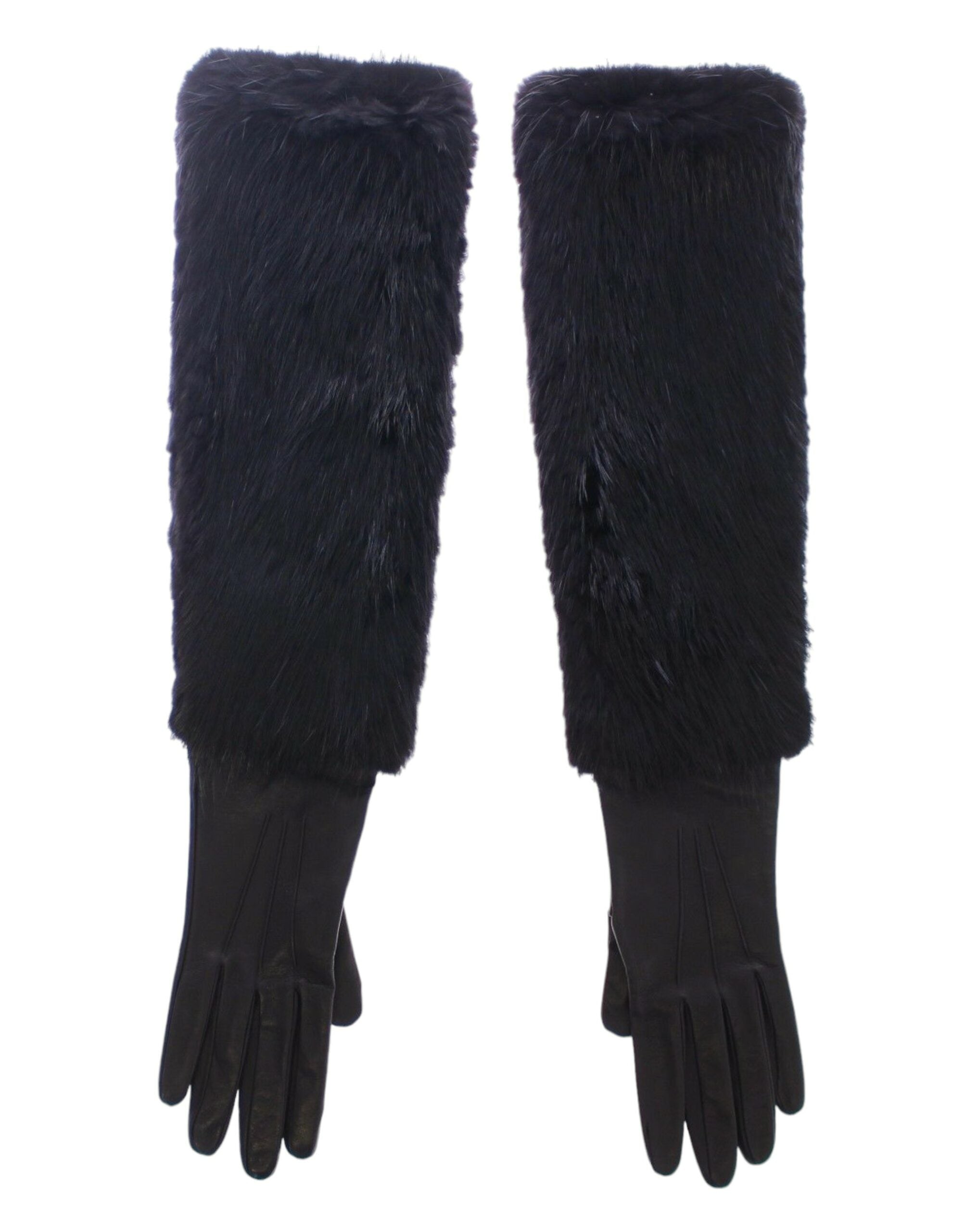 Gants Dolce & Gabbana Elbow noirs