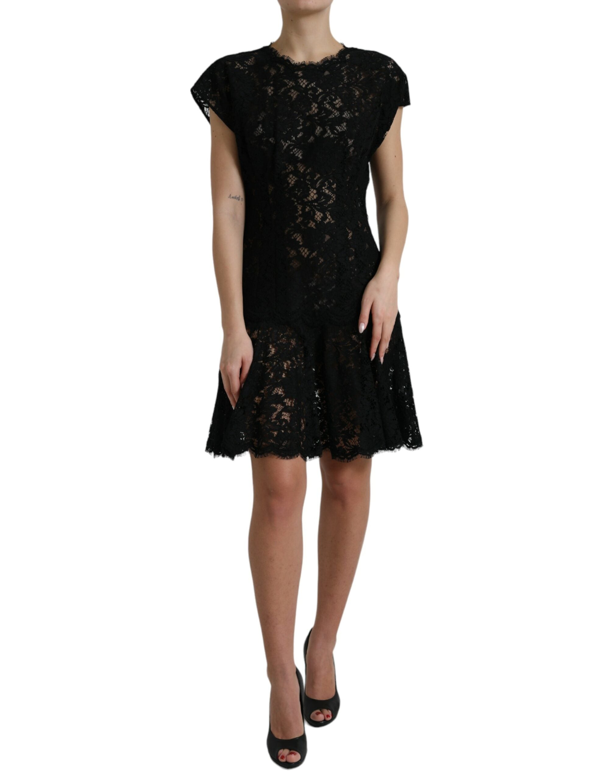 Robe Dolce & Gabbana A-line noire