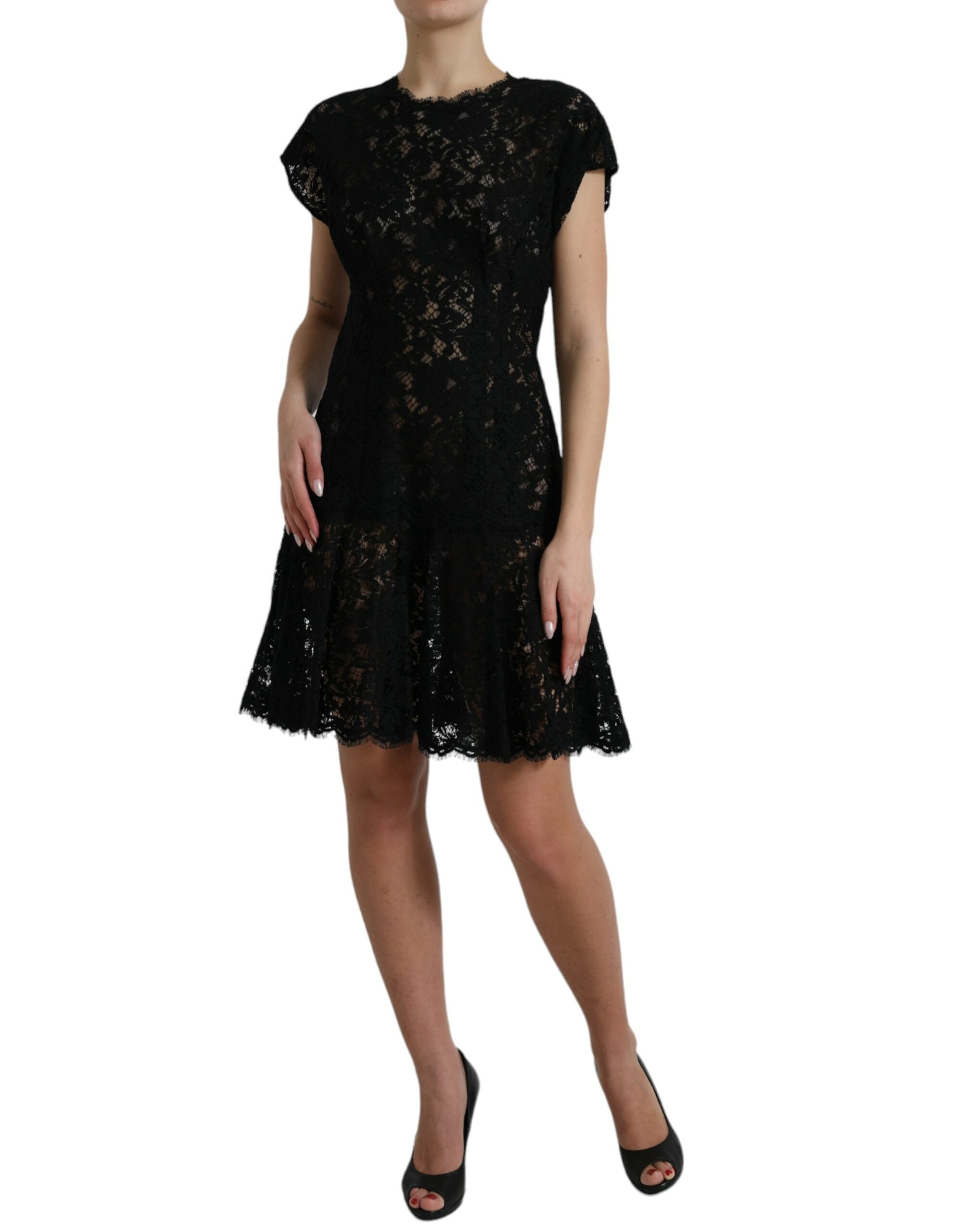 Robe Dolce & Gabbana A-line noire
