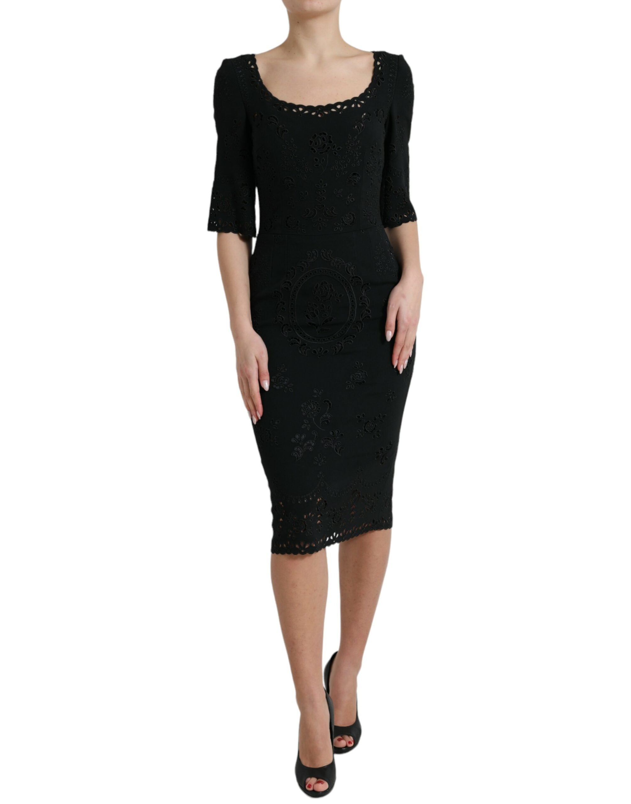 Robe midi Dolce & Gabbana noire