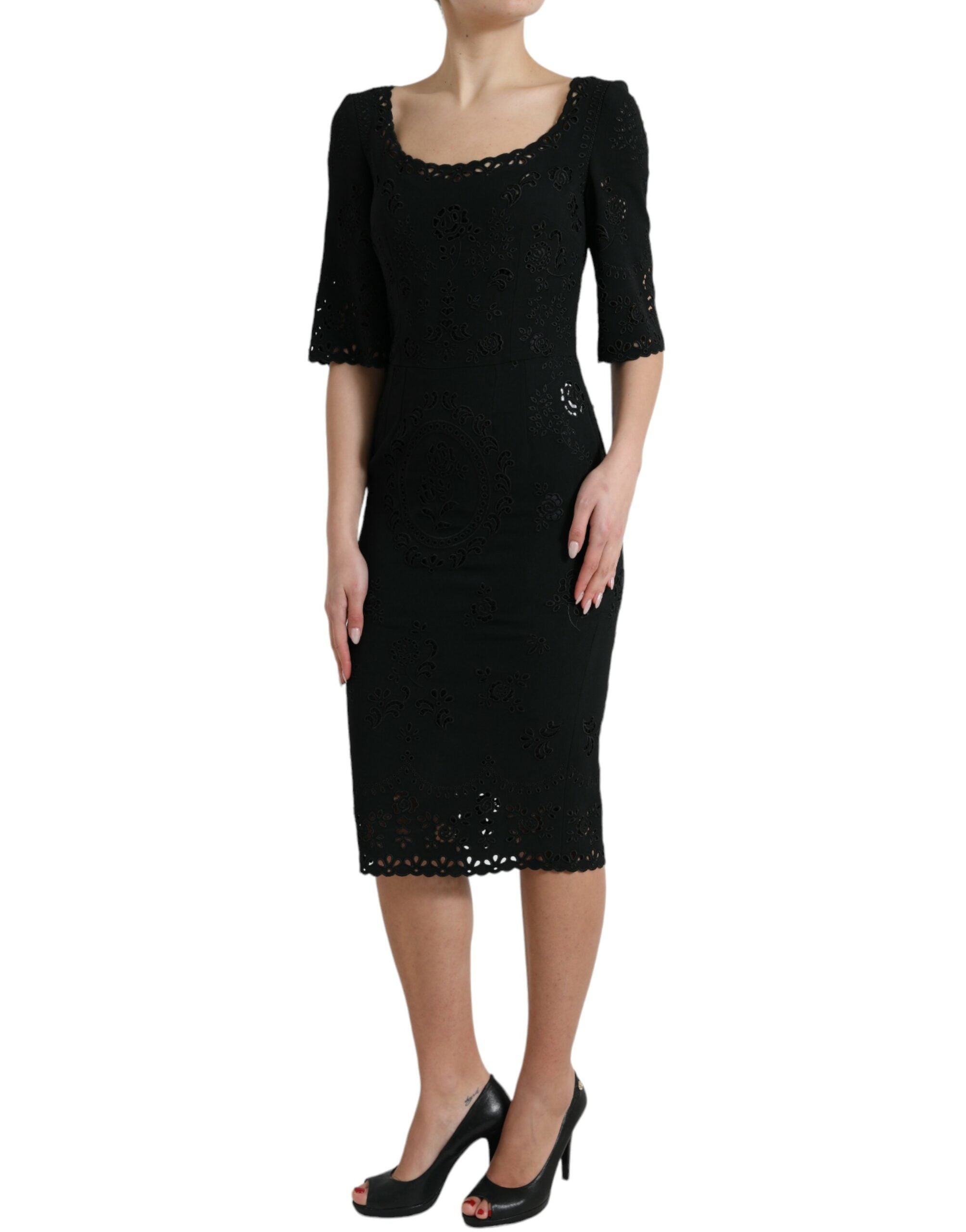 Robe midi Dolce & Gabbana noire