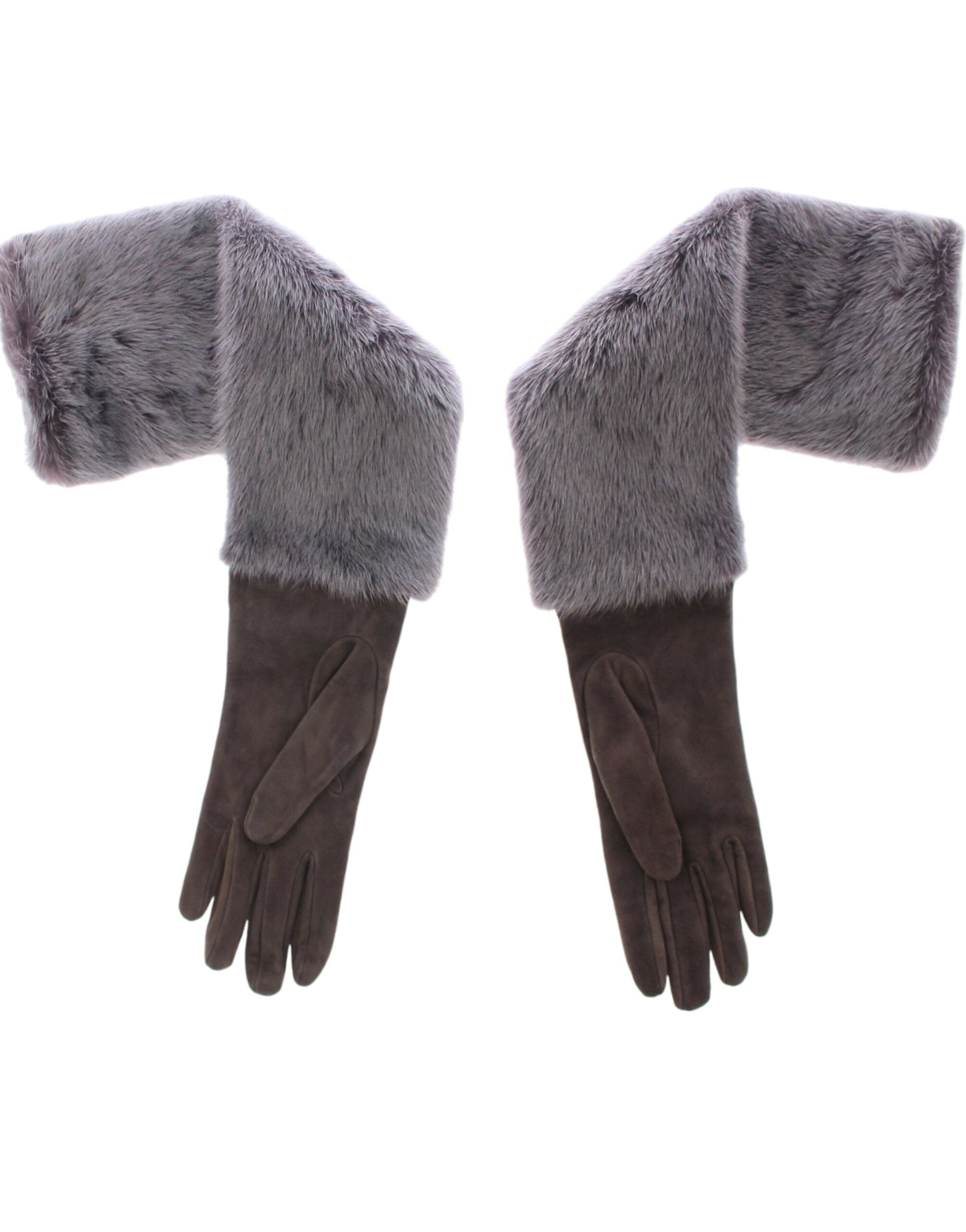 Gants Dolce & Gabbana Elbow gris