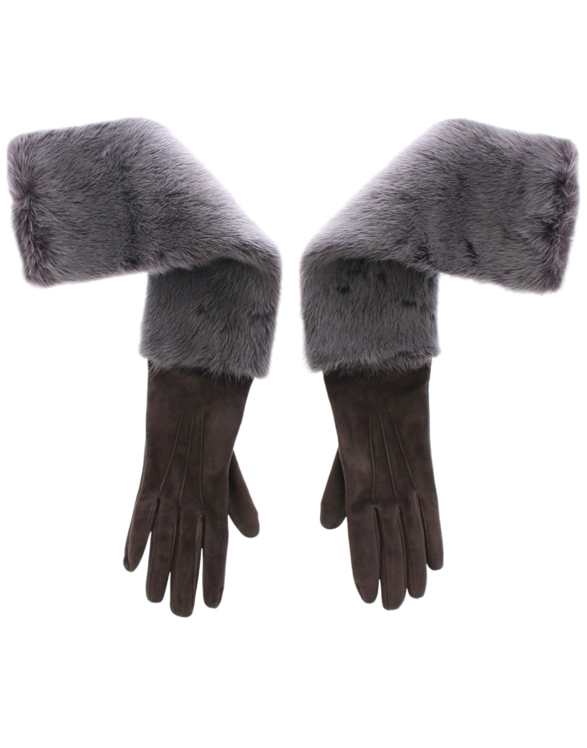 Gants Dolce & Gabbana Elbow gris