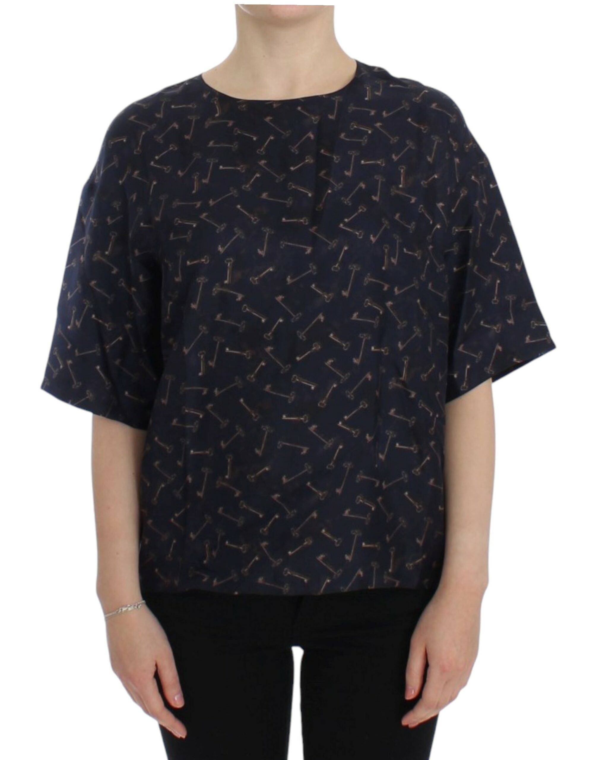 Blouse Dolce & Gabbana Enchanted SICILY bleue
