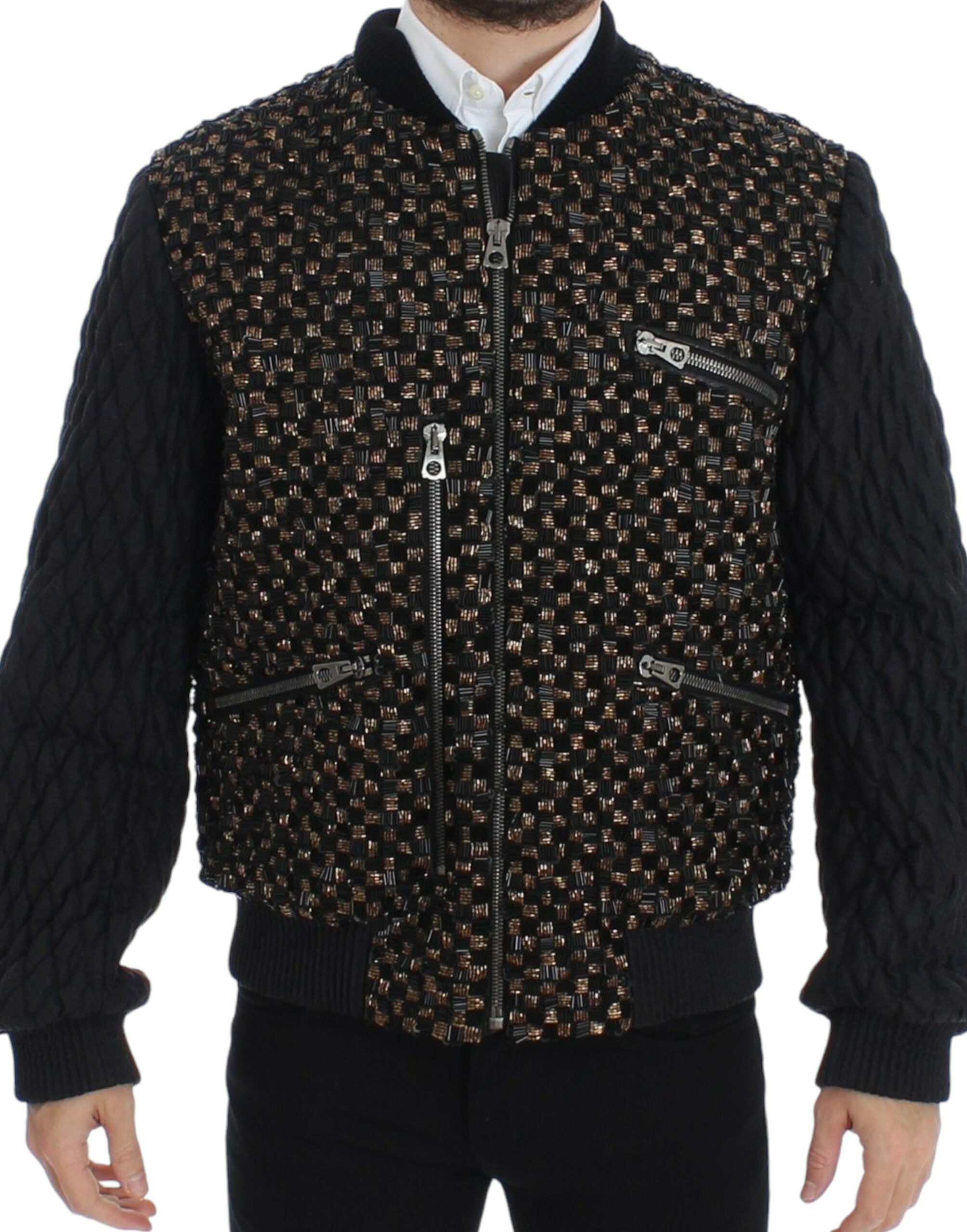 Veste Dolce & Gabbana en sequins noire