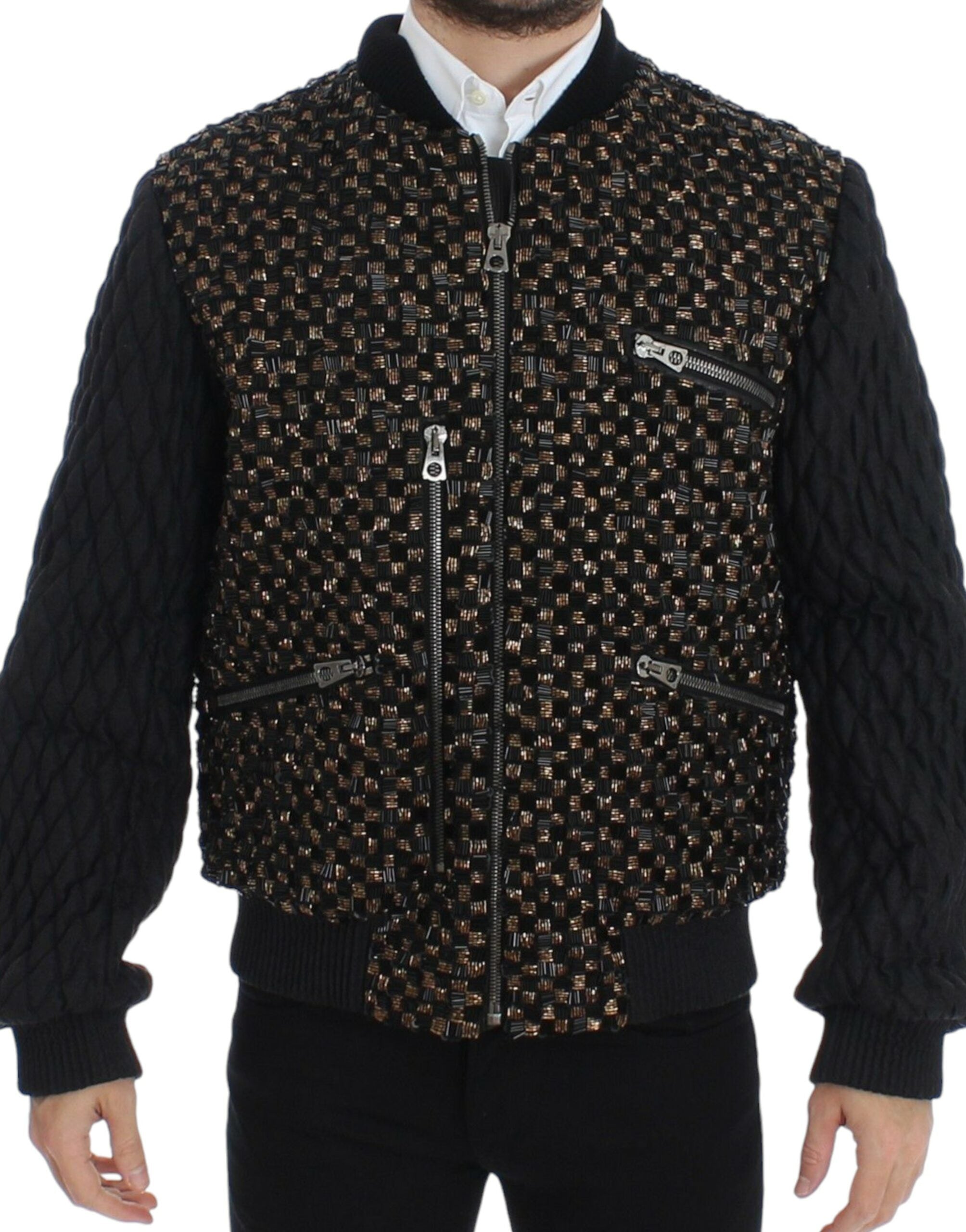 Veste Dolce & Gabbana en sequins noire