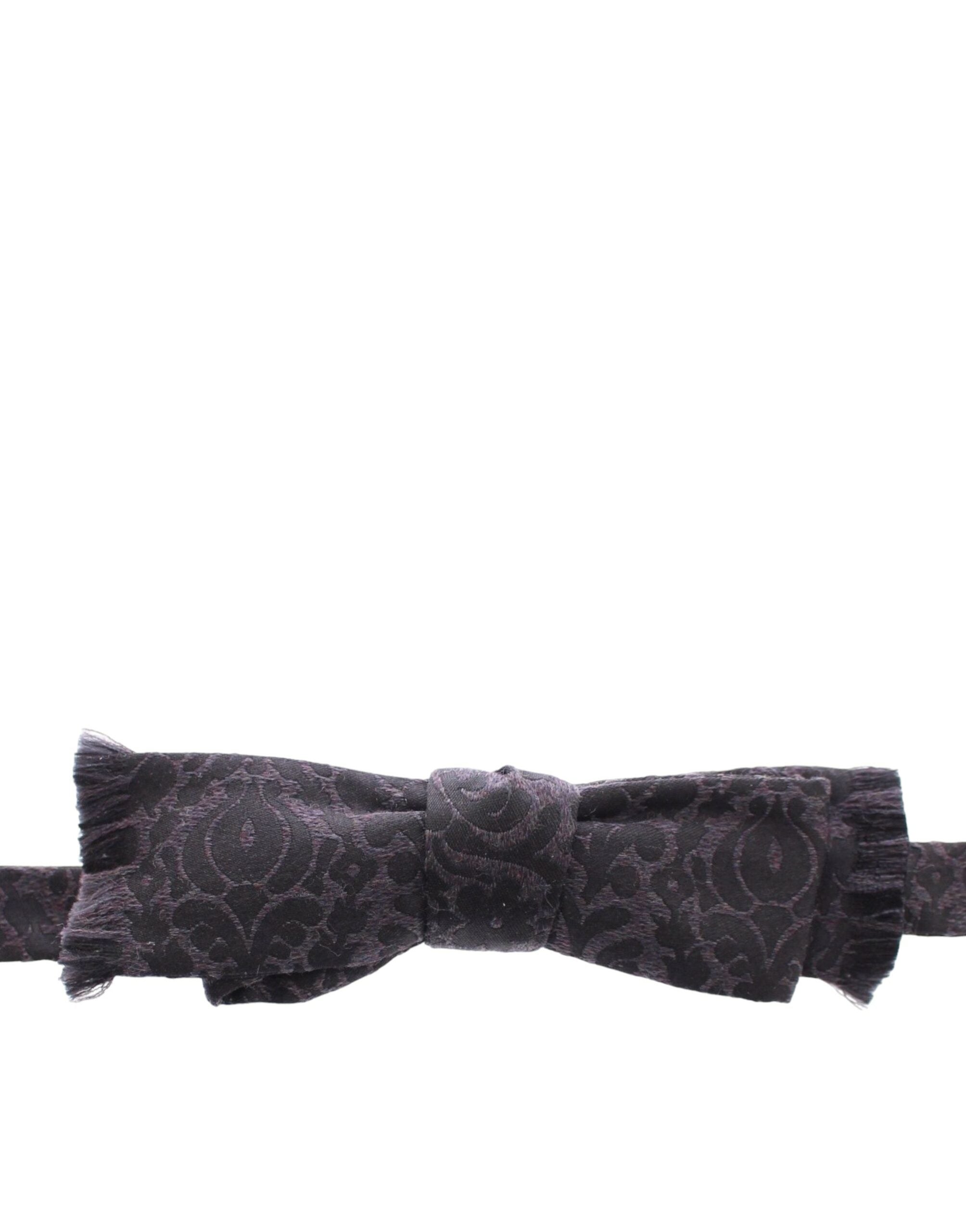 Nœud papillon Dolce & Gabbana gris noir