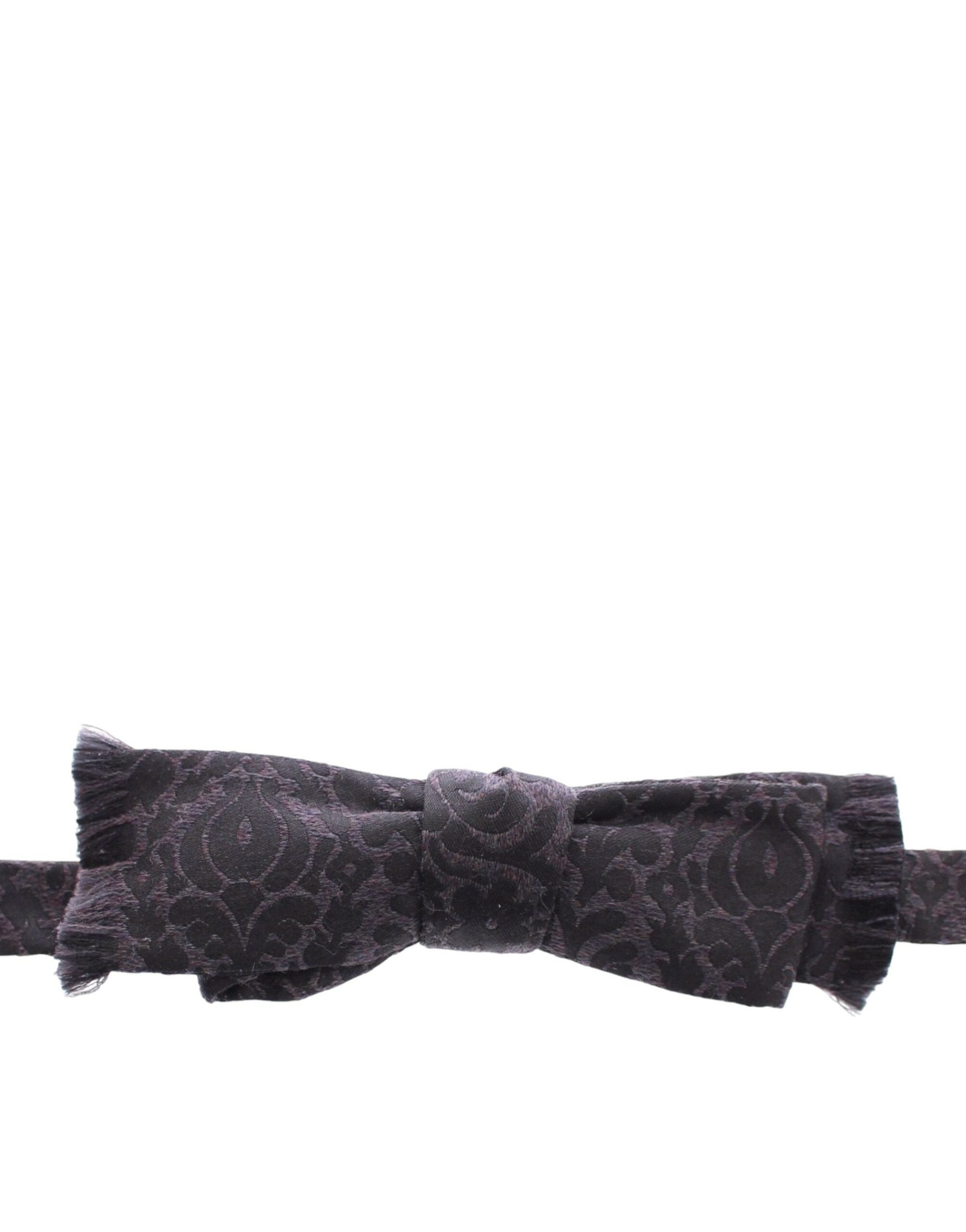 Nœud papillon Dolce & Gabbana gris noir