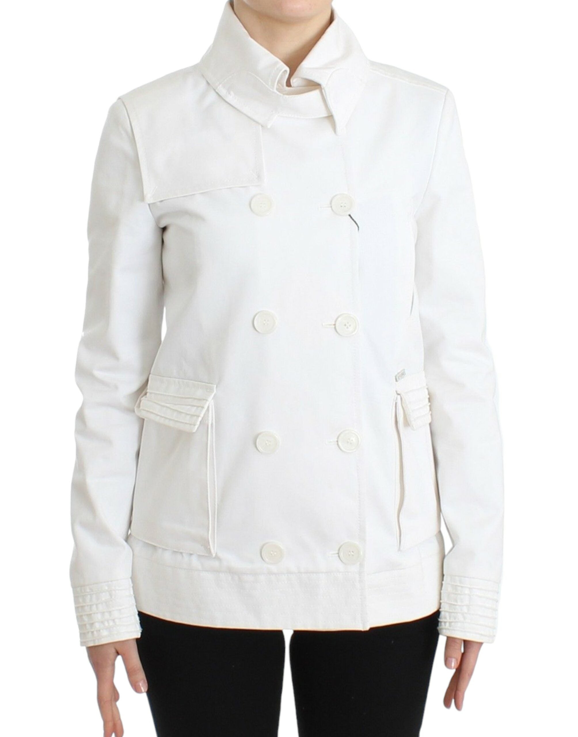 Veste GF Ferre double boutonnage blanche