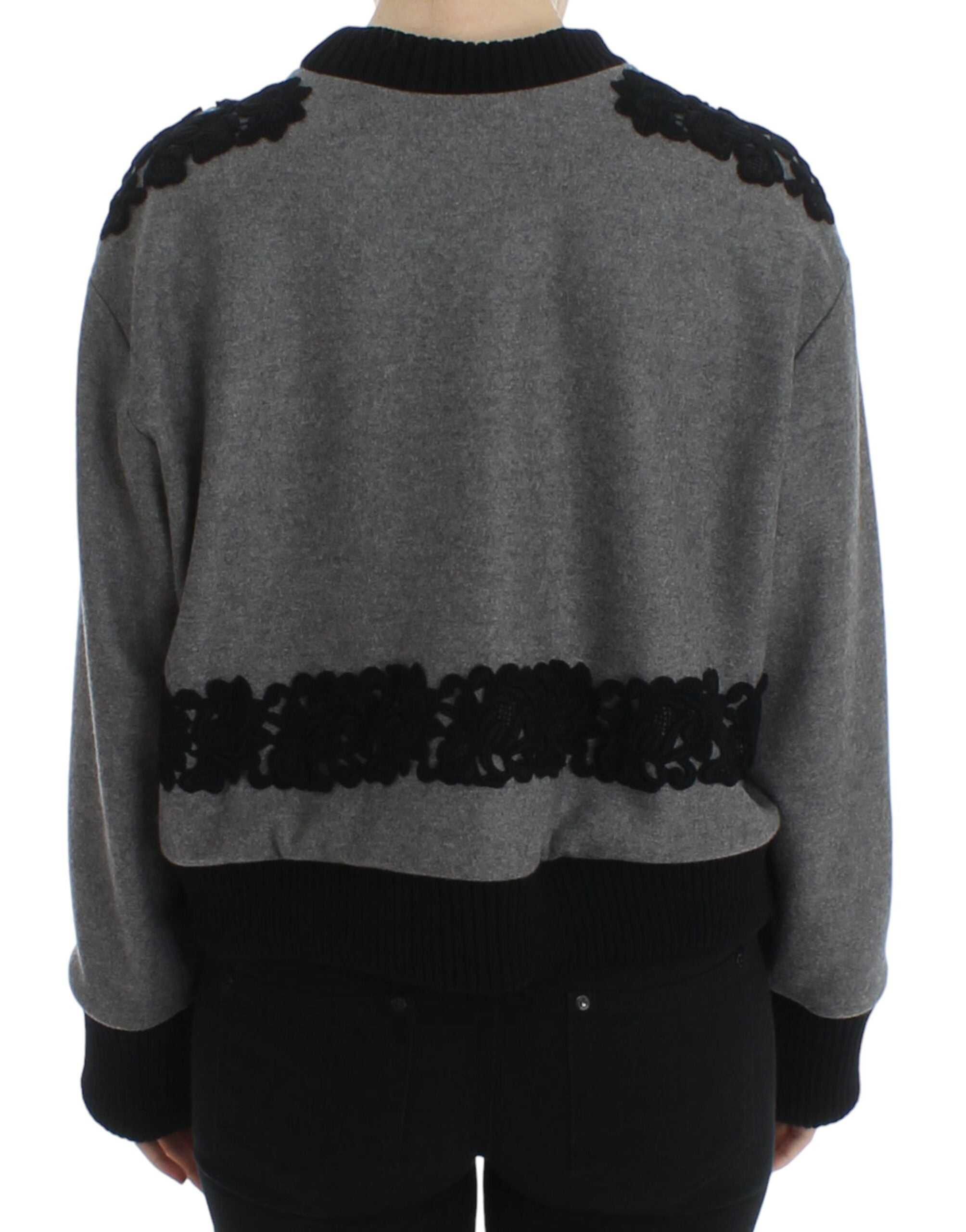 Pull Dolce & Gabbana Monica Bellucci gris et noir