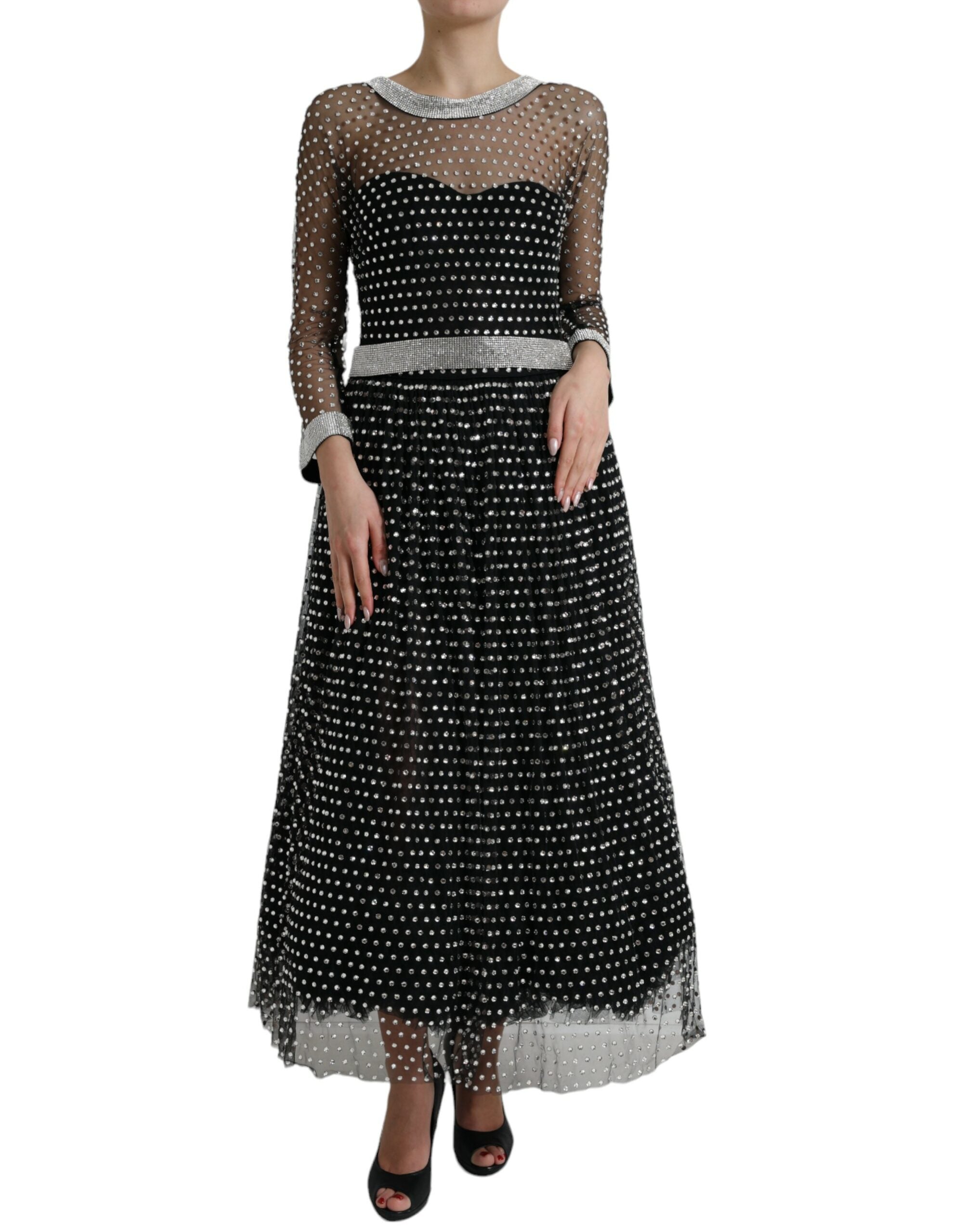 Robe Dolce & Gabbana A-line noire