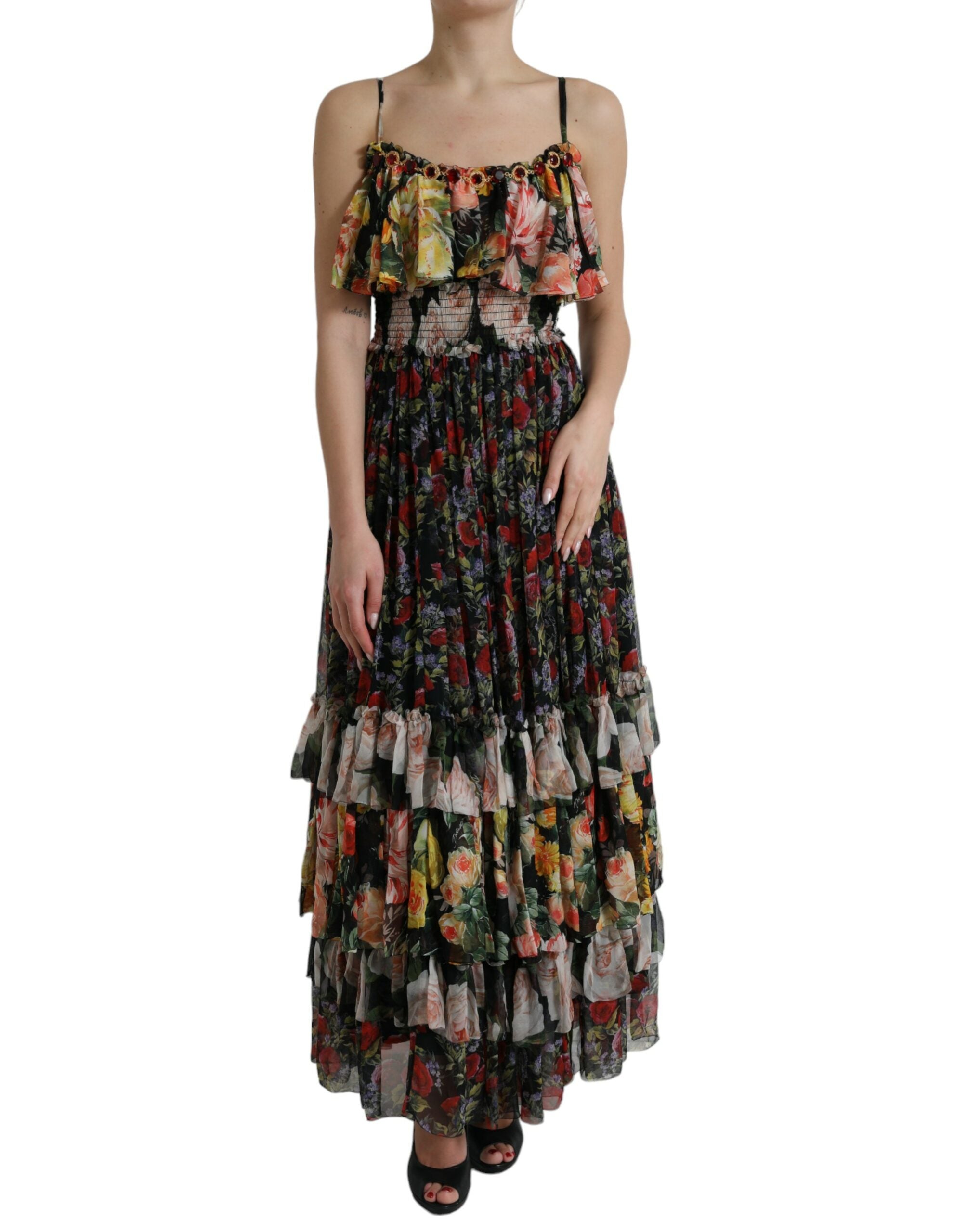 Robe DOLCE & GABBANA Maxi multicolore floral