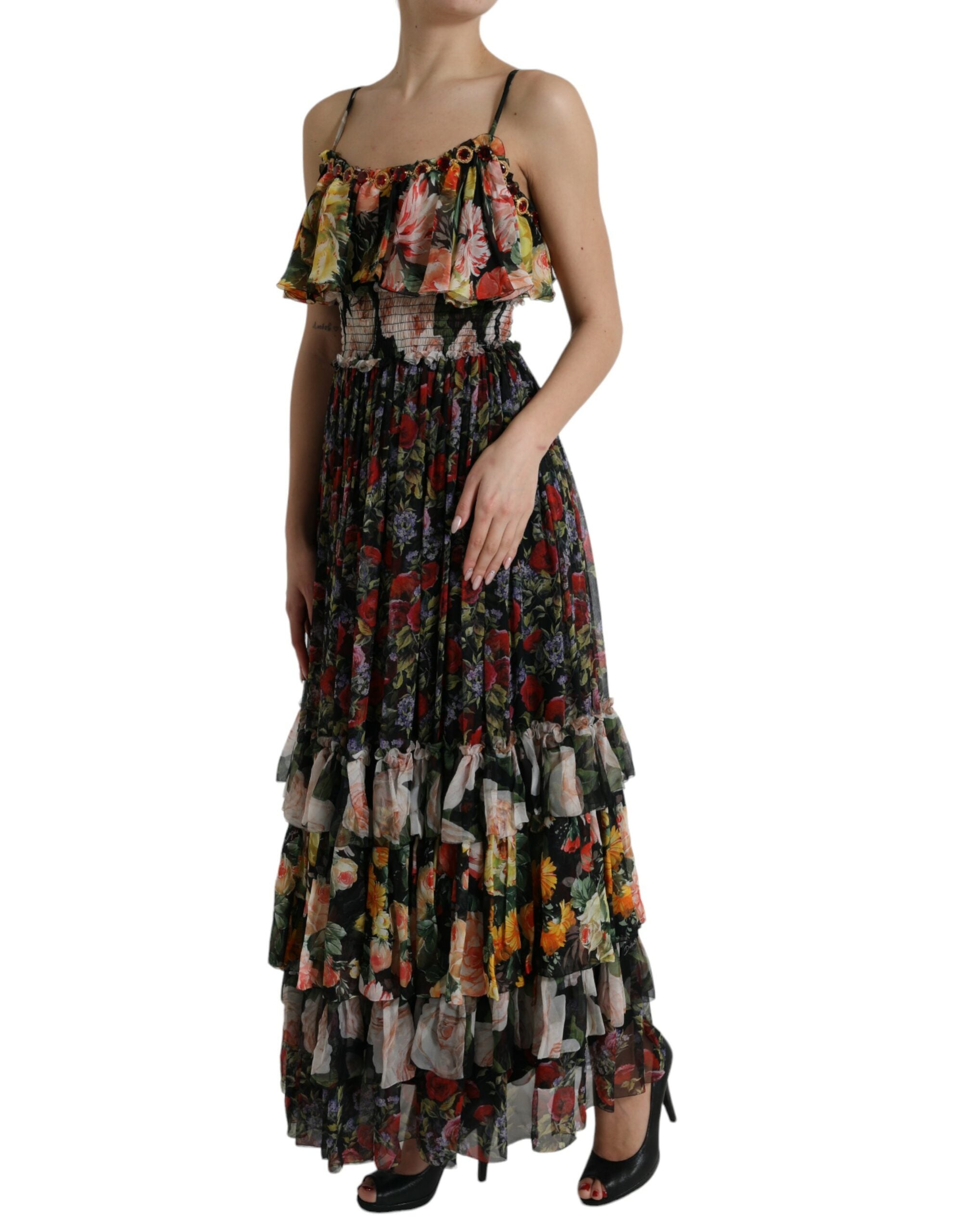 Robe DOLCE & GABBANA Maxi multicolore floral
