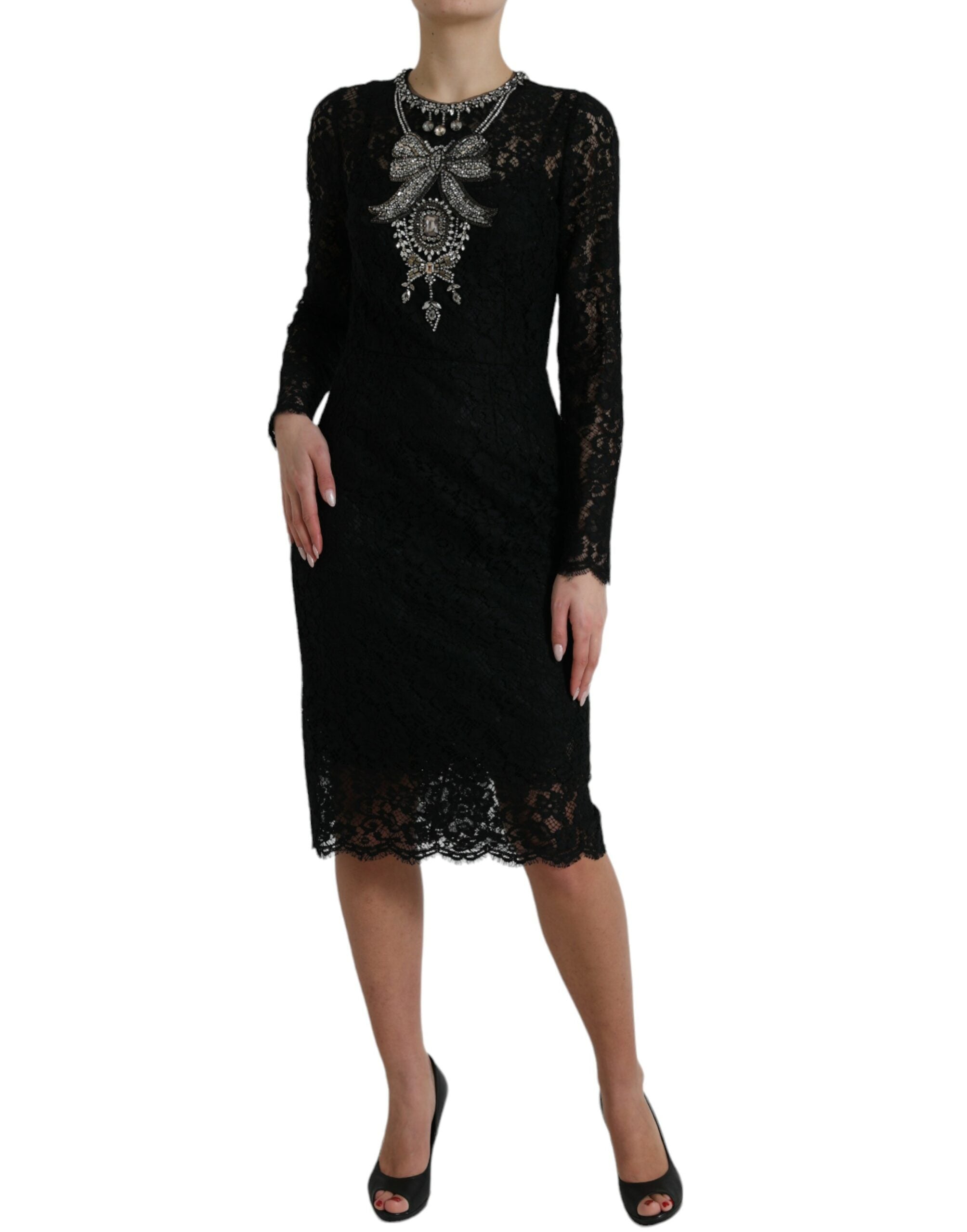 Robe Dolce & Gabbana sheath noire