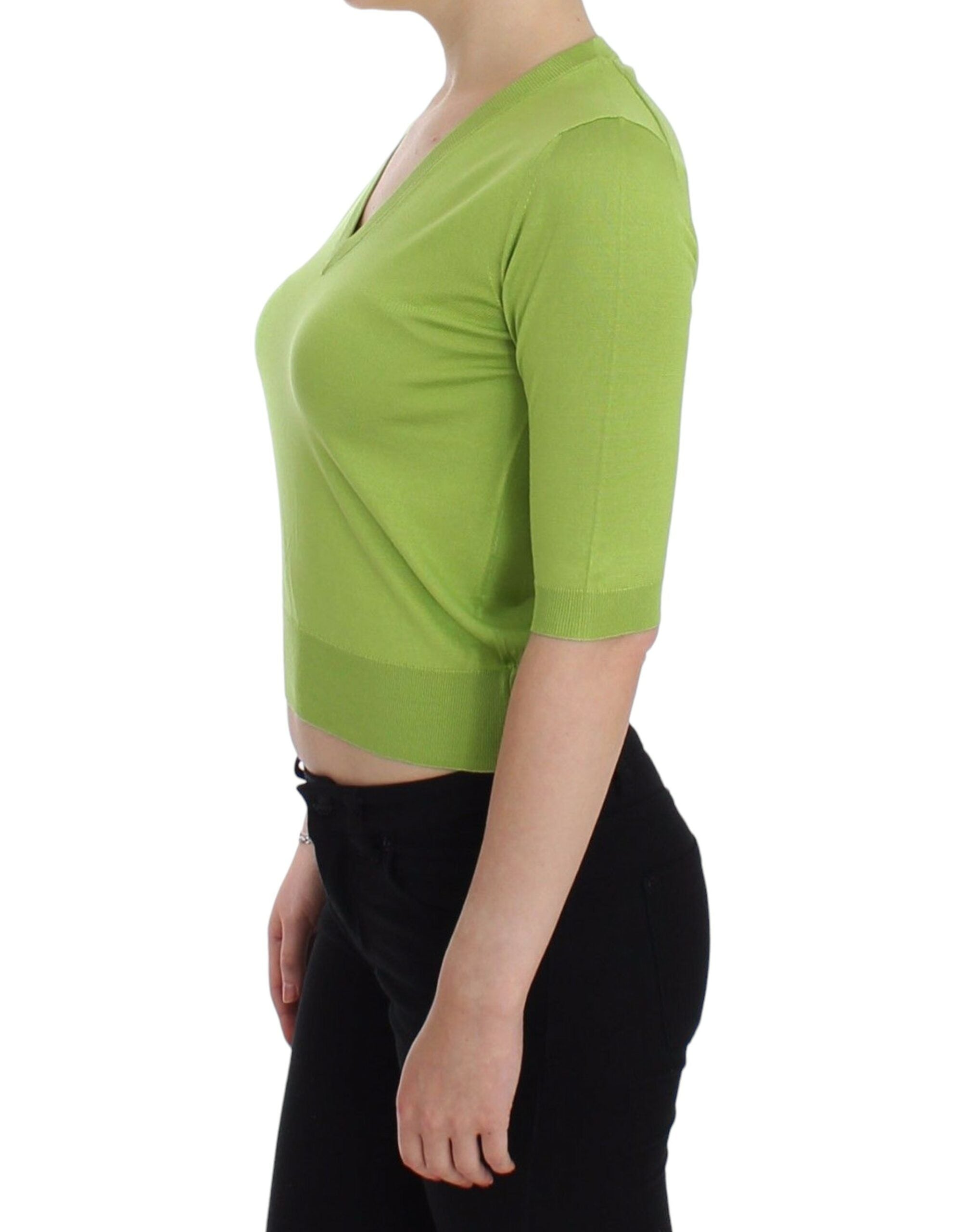Pullover Dolce & Gabbana V-neck vert