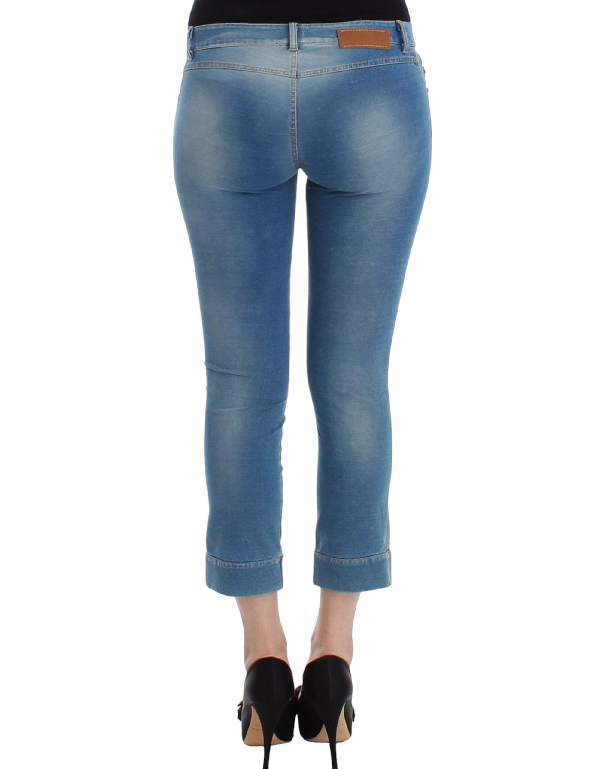 Pantalon capri Ermanno Scervino bleu