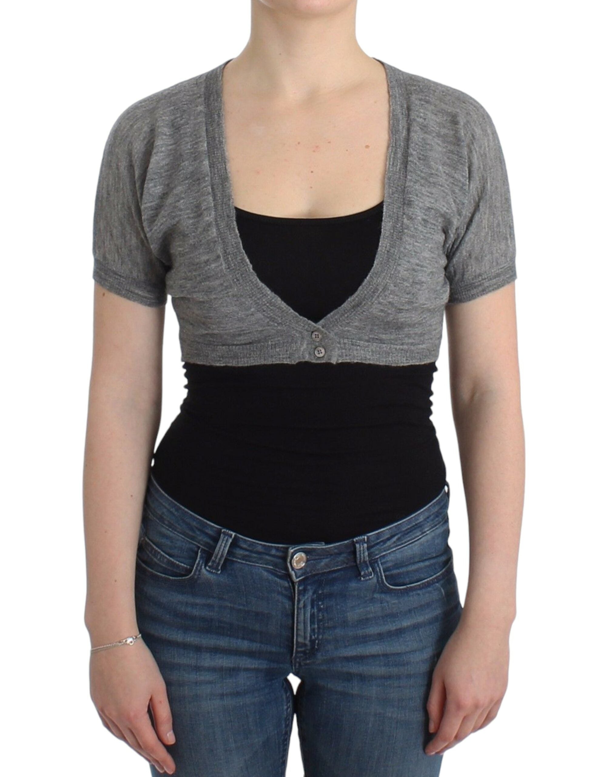 Boléro Ermanno Scervino court gris