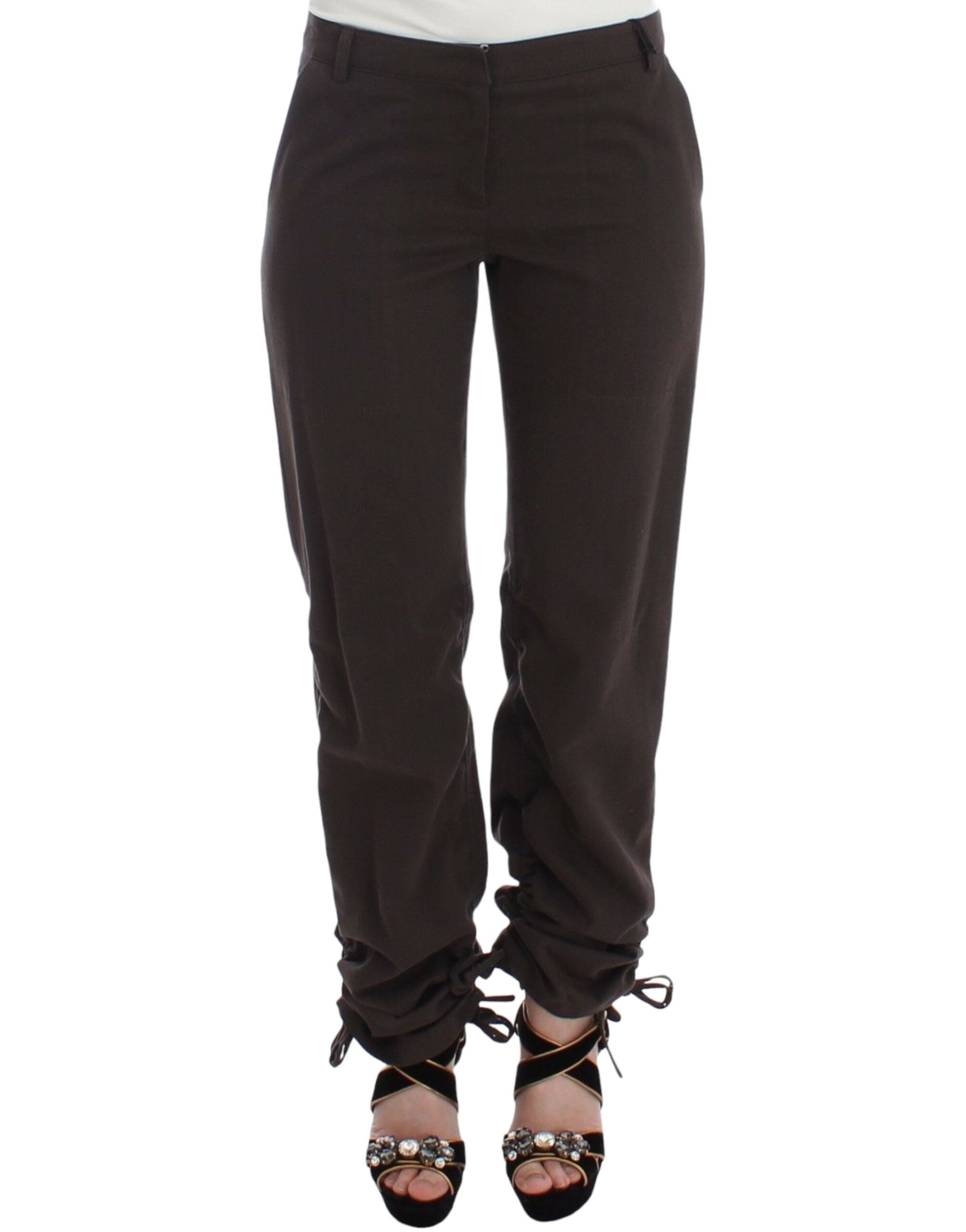 Pantalon chino Ermanno Scervino marron