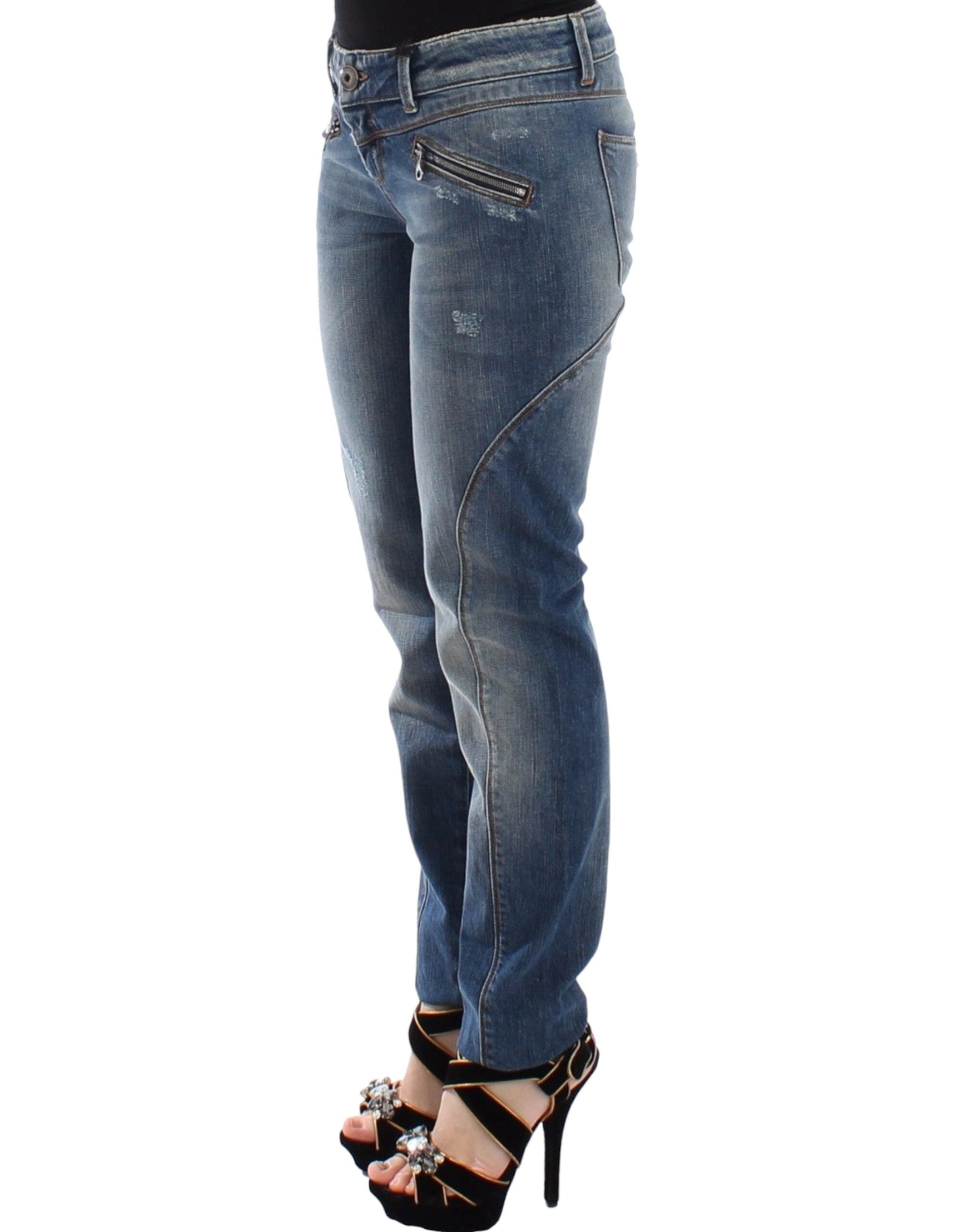 Pantalon Ermanno Scervino slim bleu