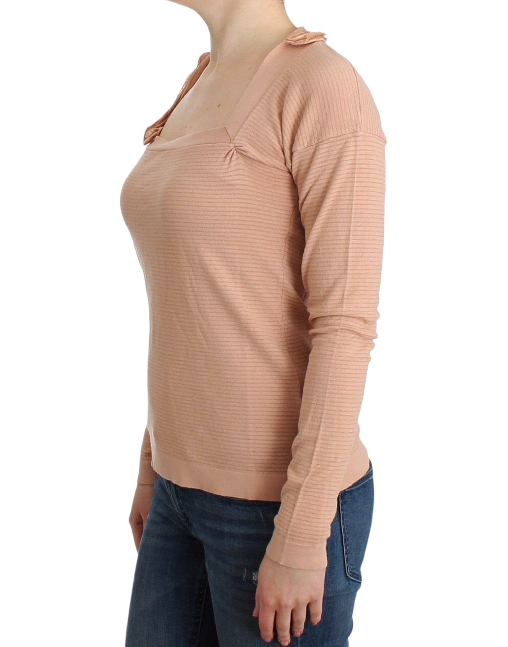 Pull Ermanno Scervino orange rayé