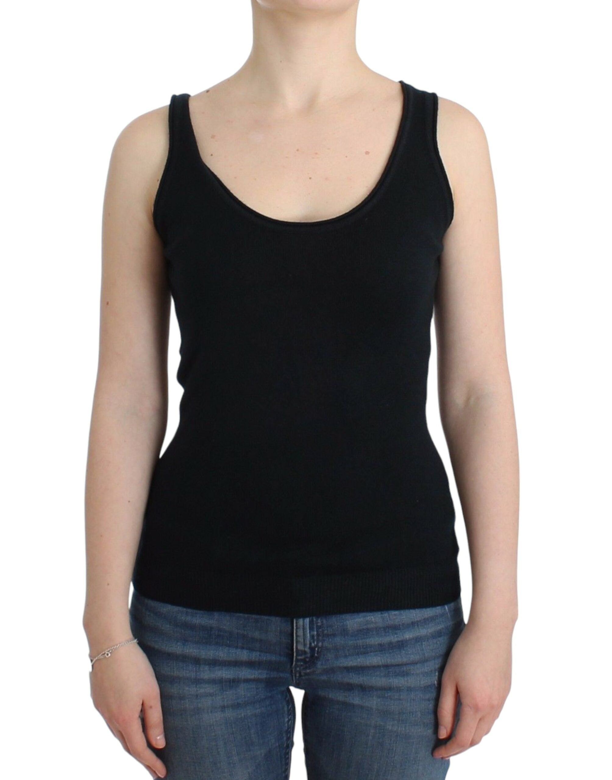 Pull Ermanno Scervino en cachemire noir
