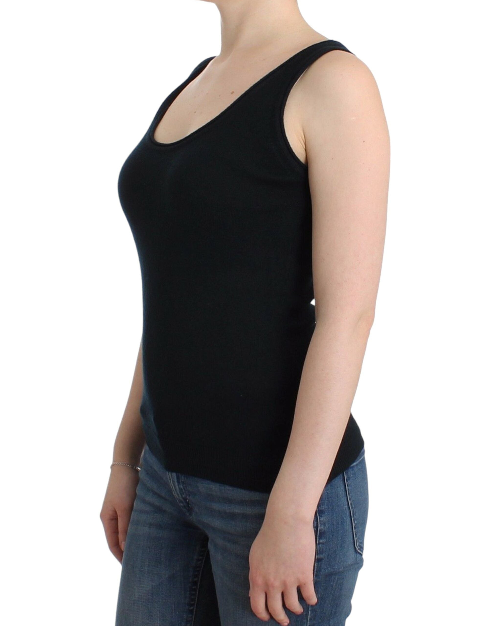 Pull Ermanno Scervino en cachemire noir