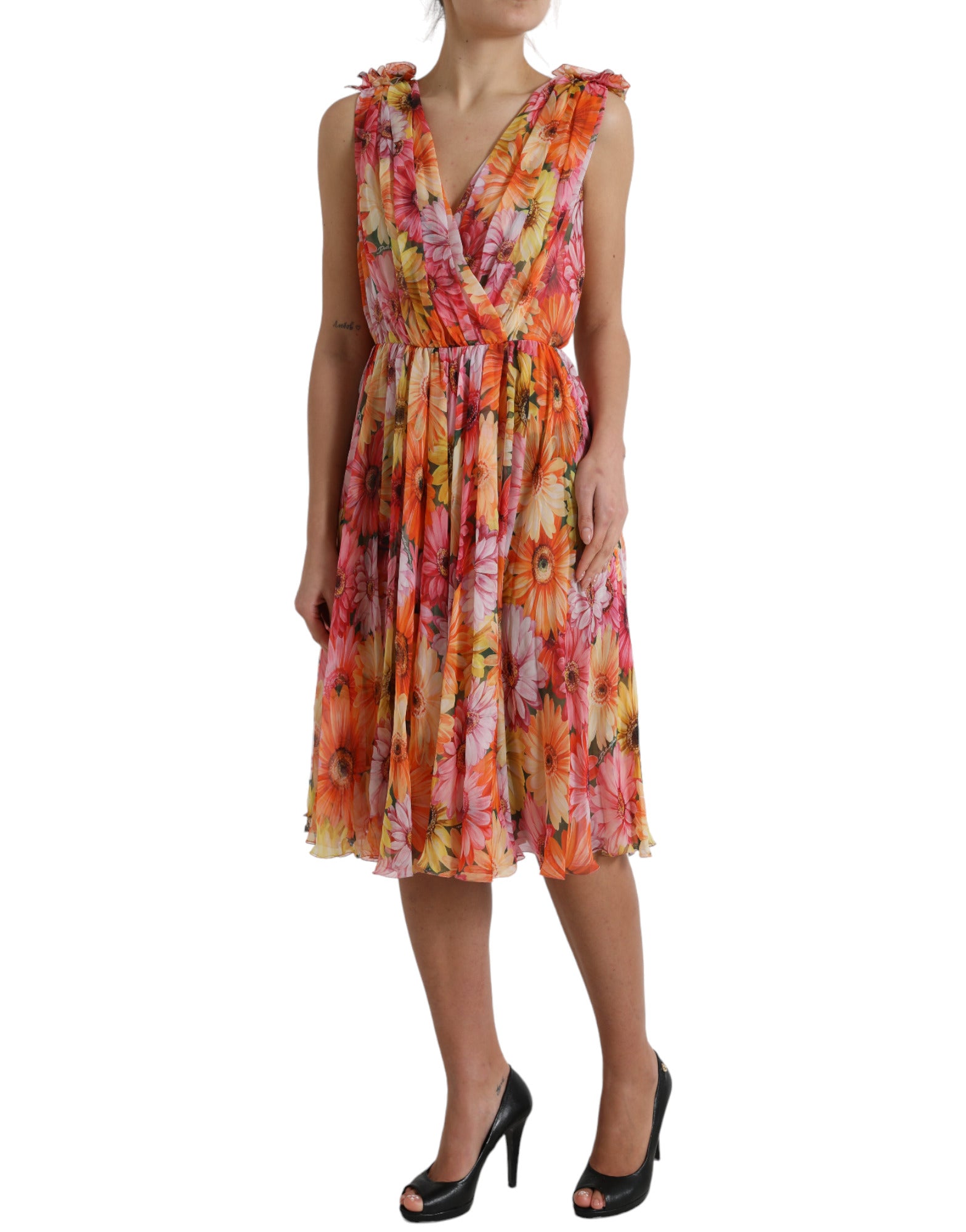 Robe midi Dolce & Gabbana multicolore