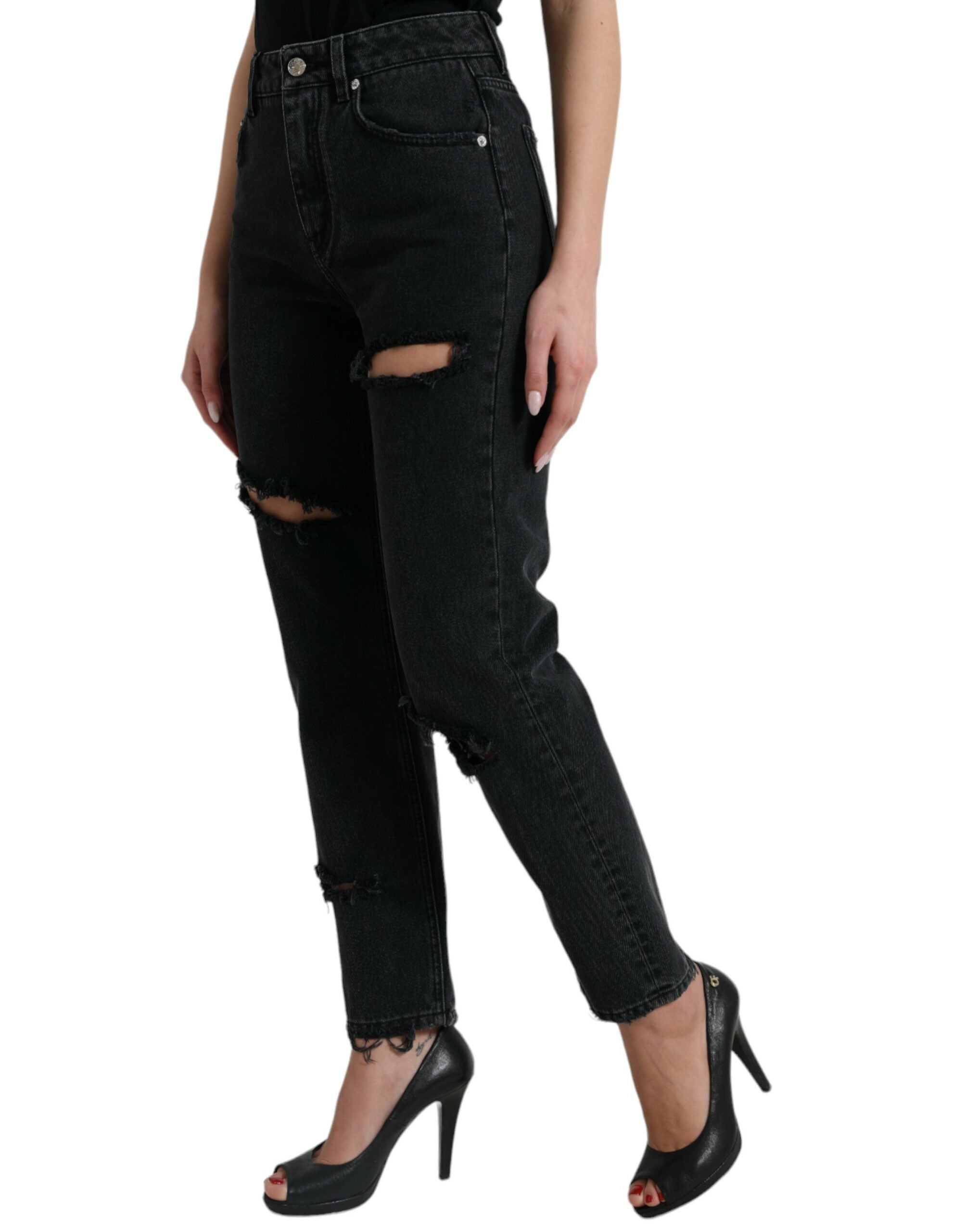 Jean DOLCE & GABBANA taille haute noirs