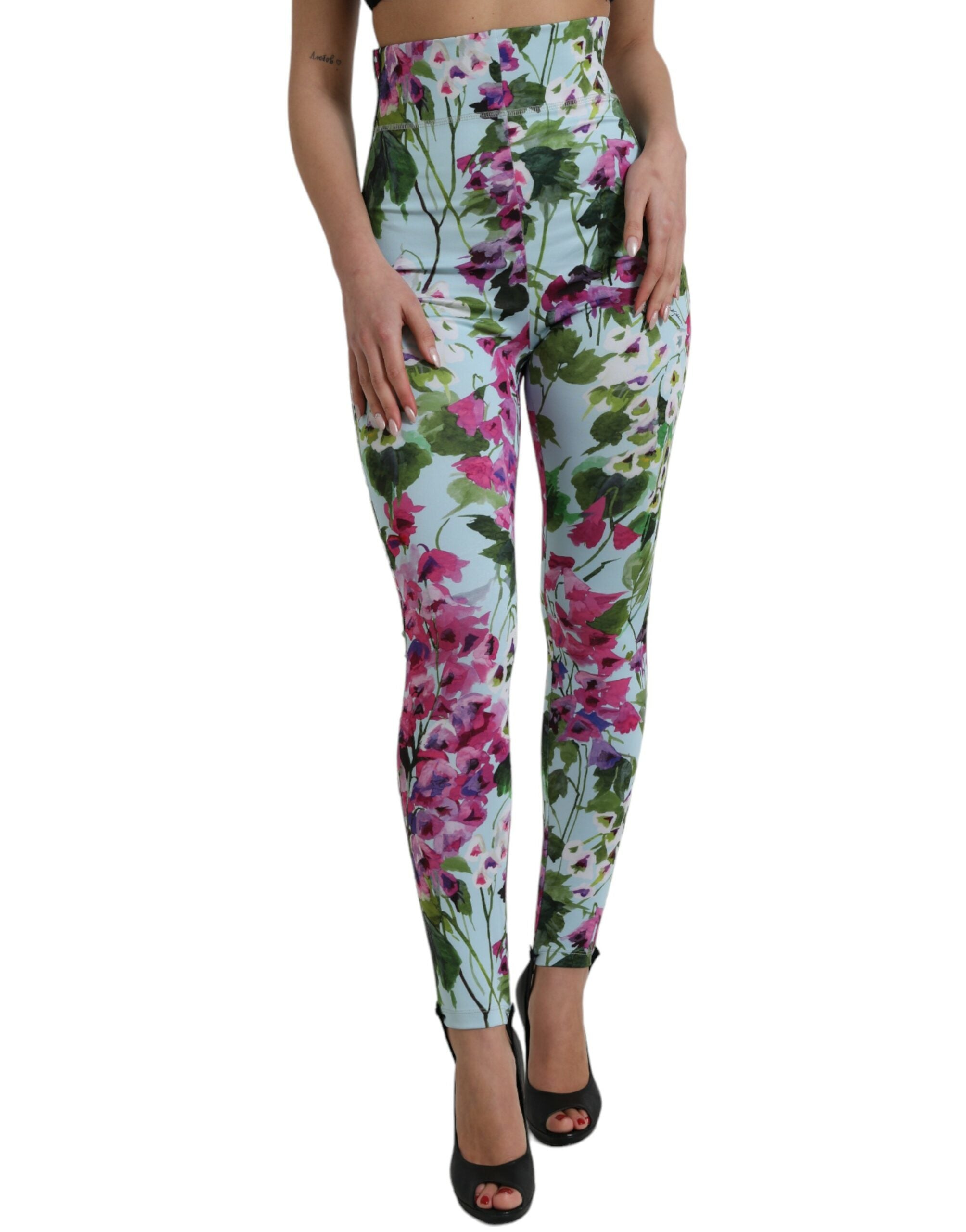 Leggings Dolce & Gabbana multicolores fleuris